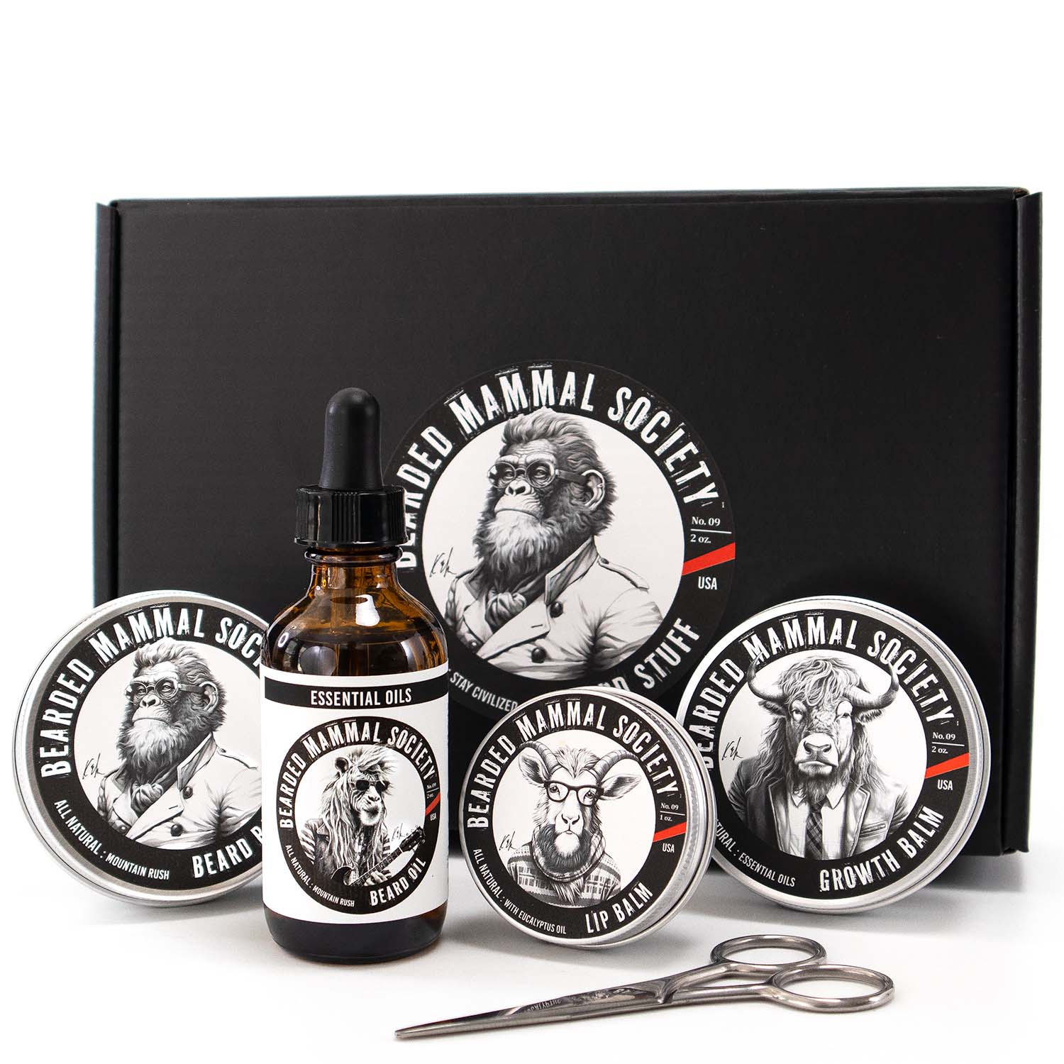 All Natural Beard Grooming Kit