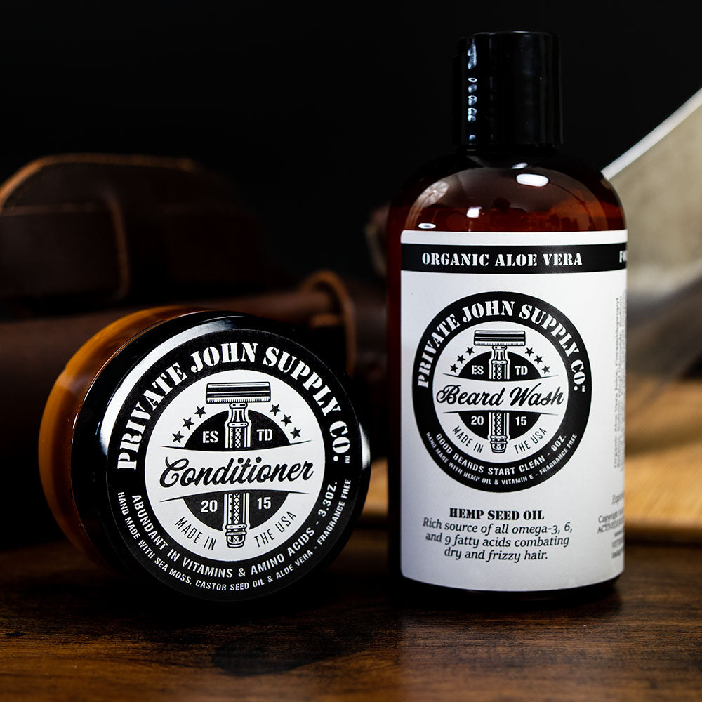 Beard Shampoo and Beard Conditioner Set