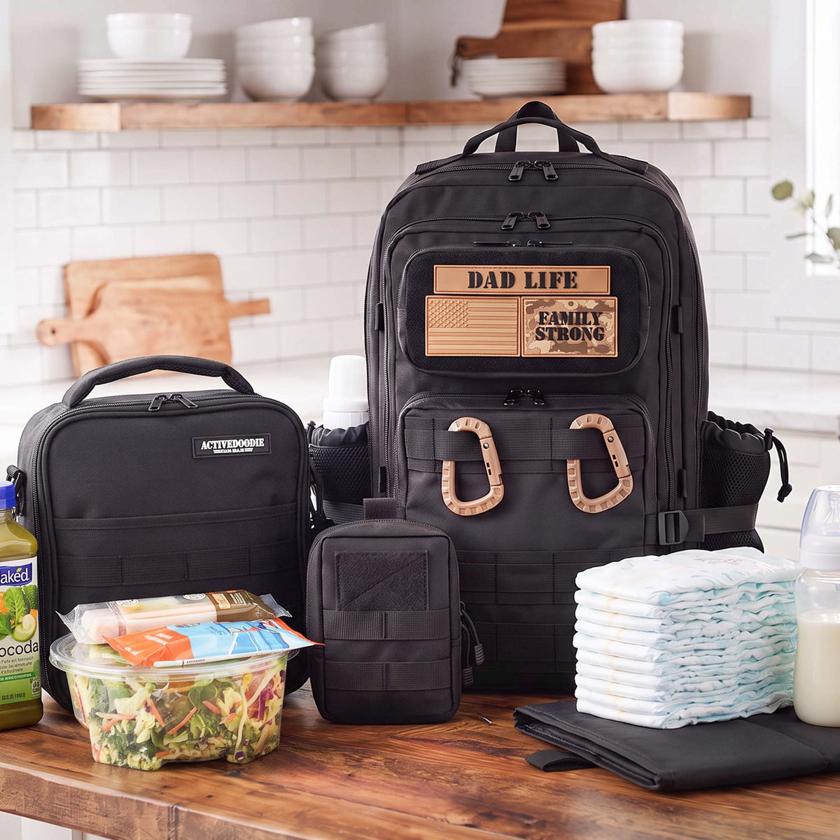 JUG 30L Dad Diaper Bag Backpack Combo Kit