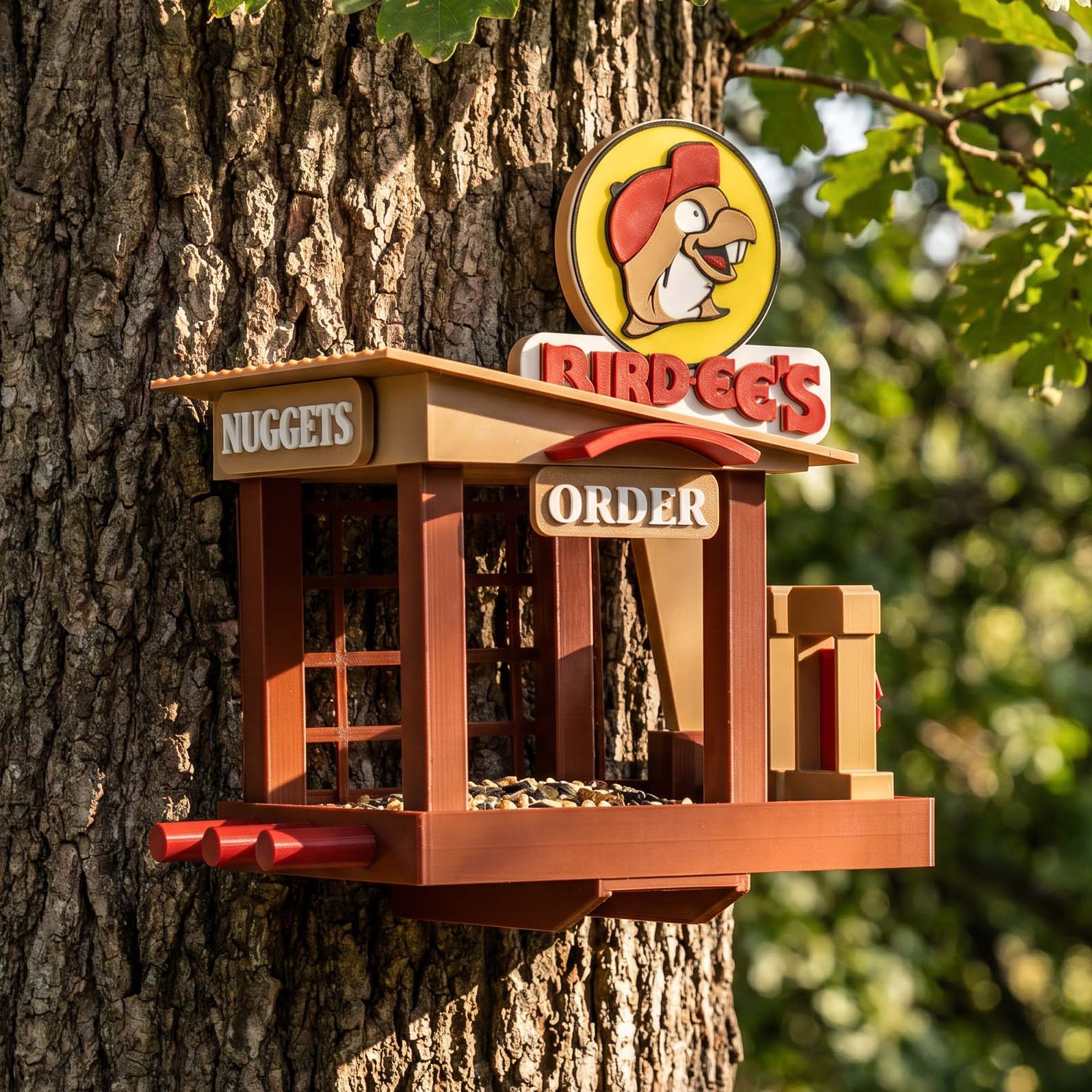 ADG42 The BIRD-EE'S Parody Bird Feeder