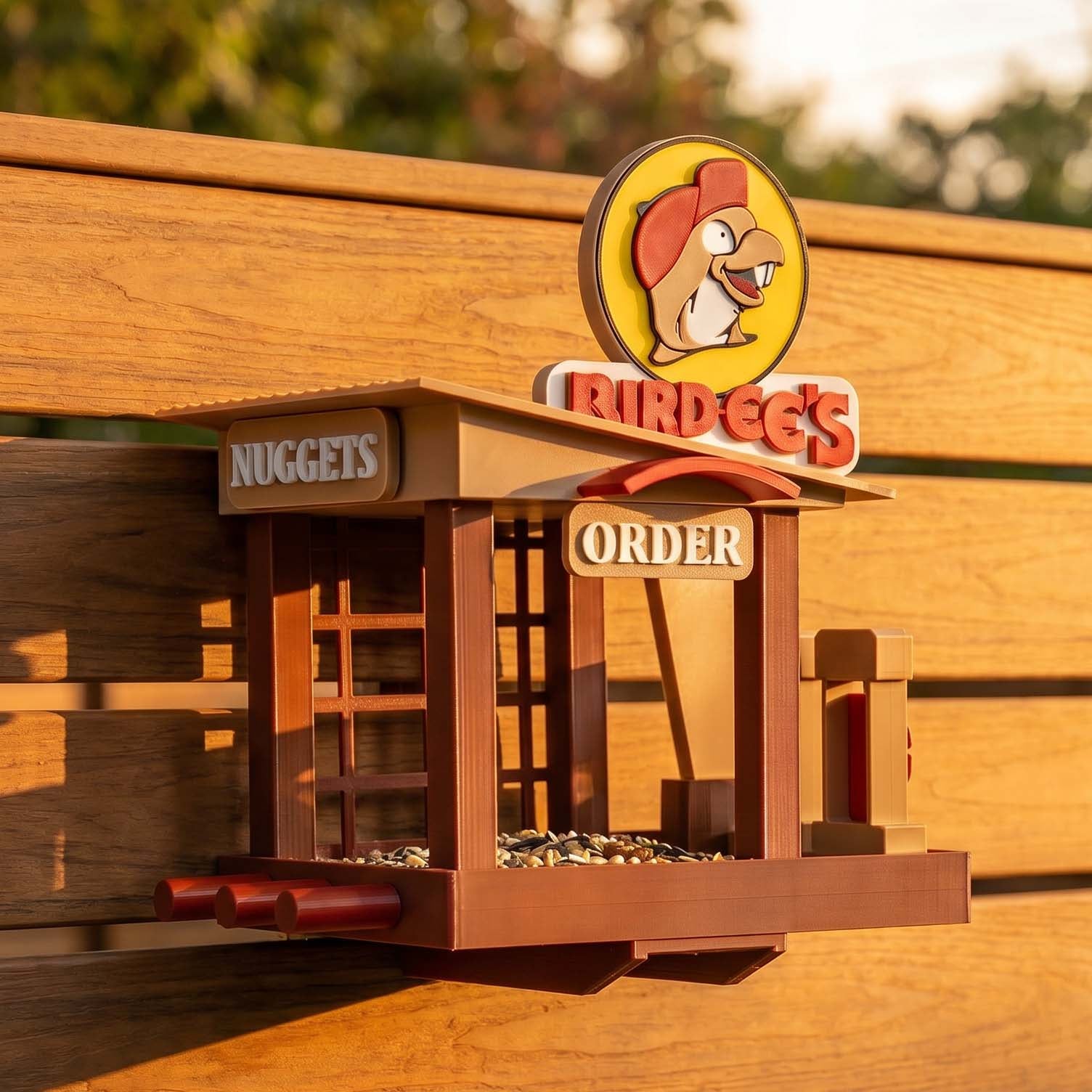 ADG42 The BIRD-EE'S Parody Bird Feeder