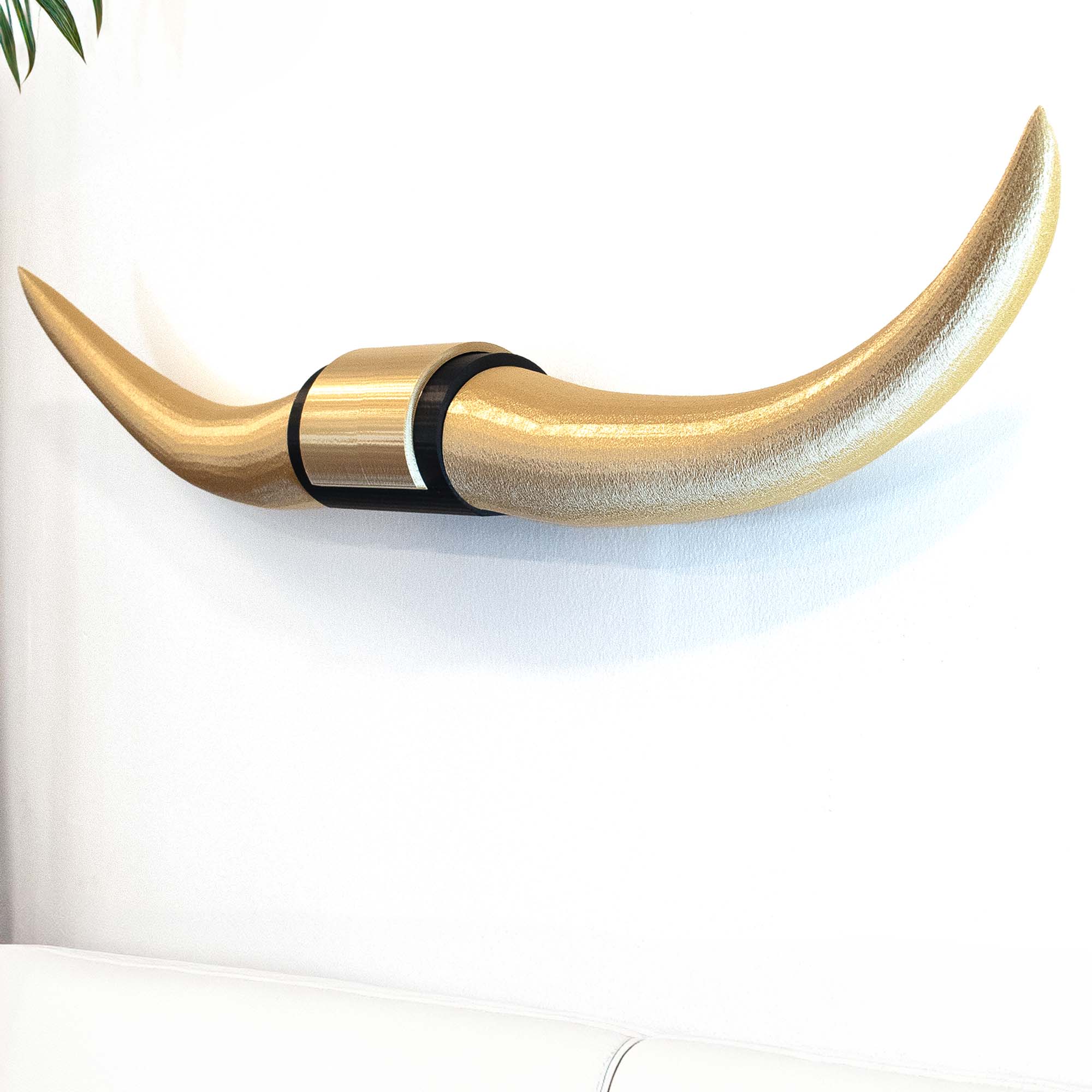 Bull Horns | 31" Long | Faux Steer Horns Made In USA | Most Humble