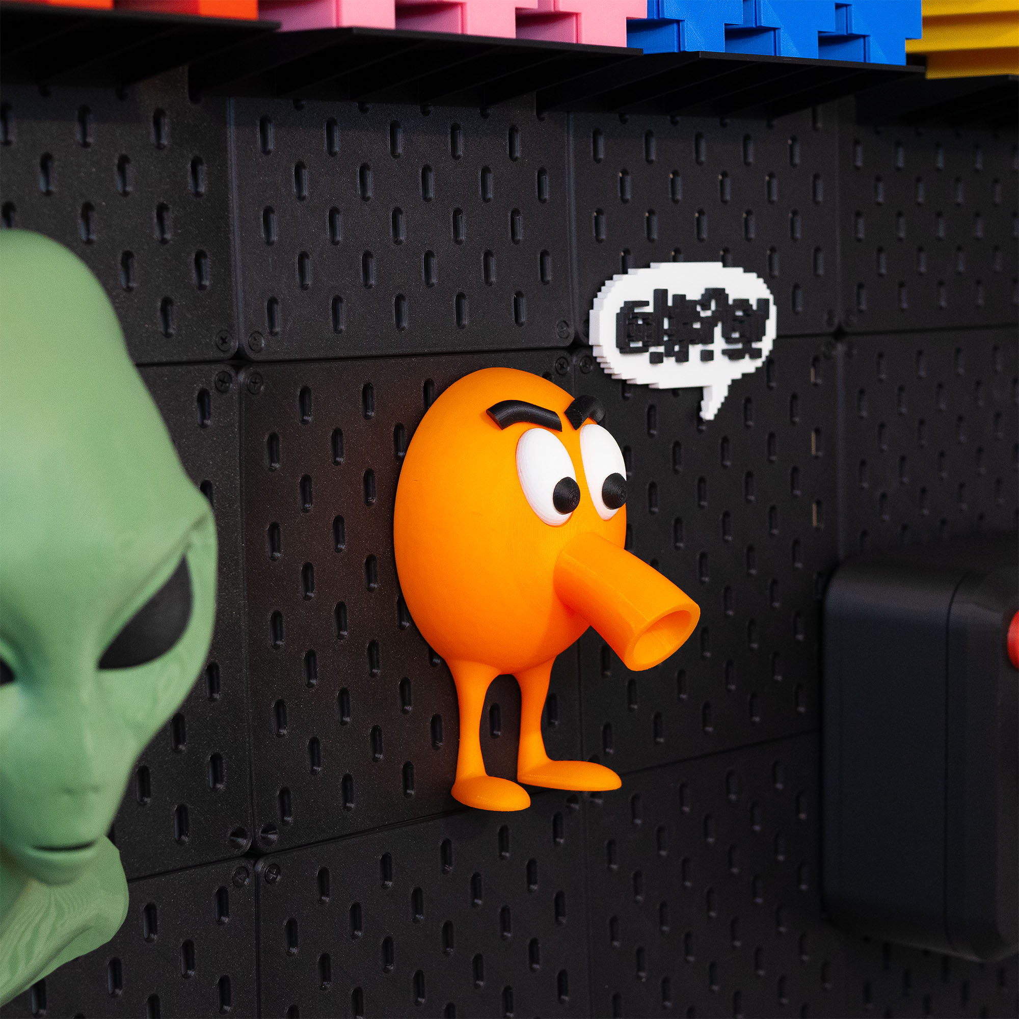 Oversized Q-bert Wall Decor