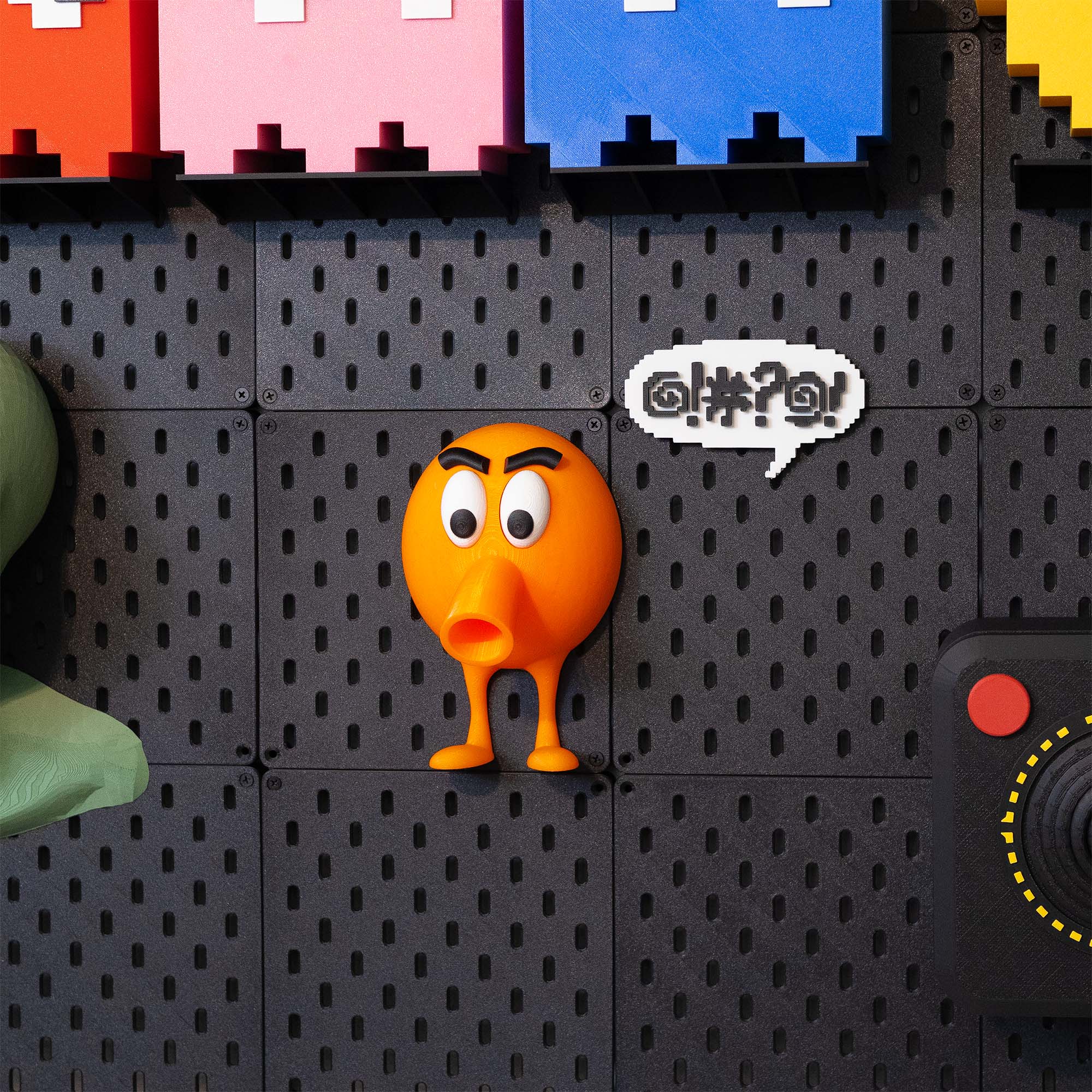 Oversized Q-bert Wall Decor