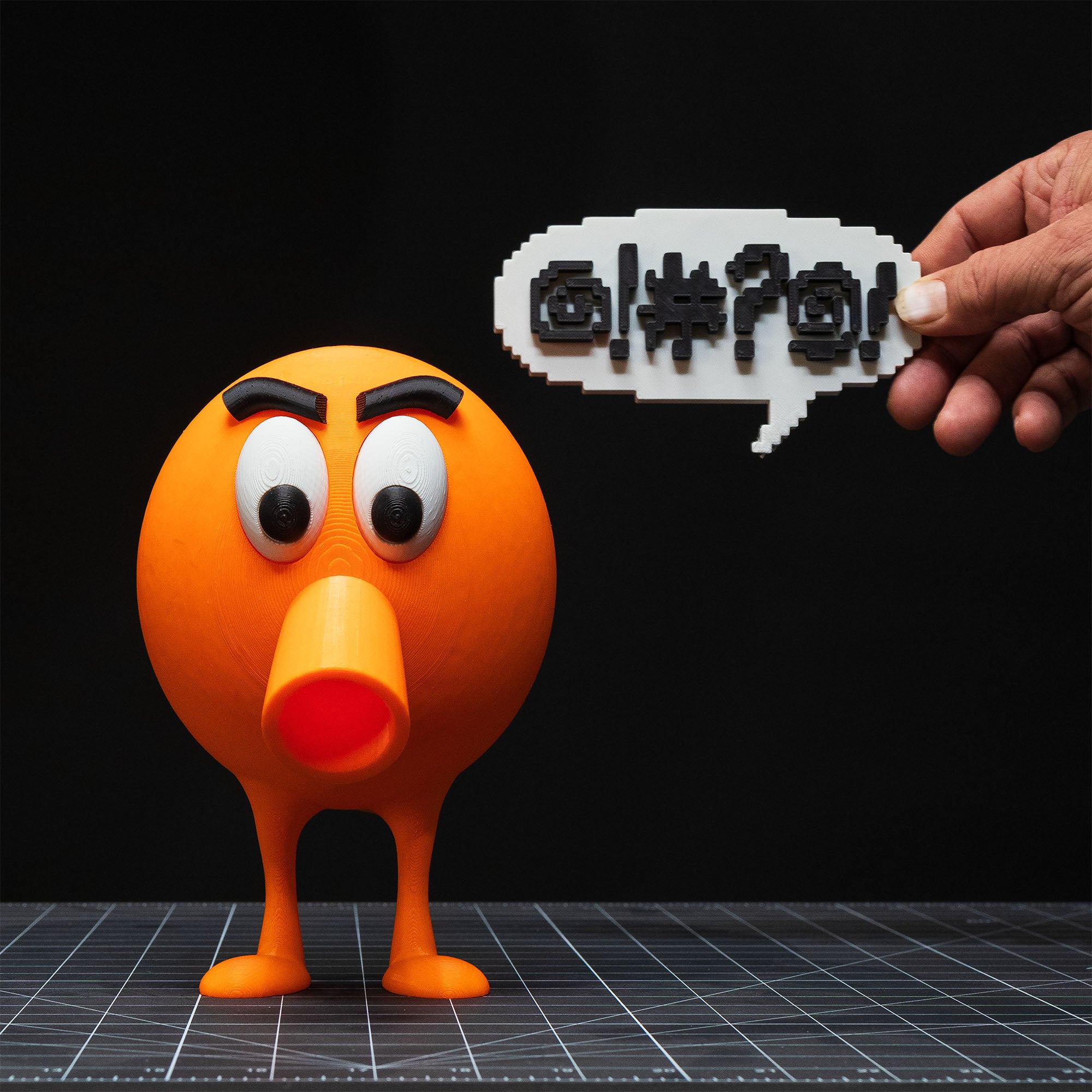 Oversized Q-bert Wall Decor