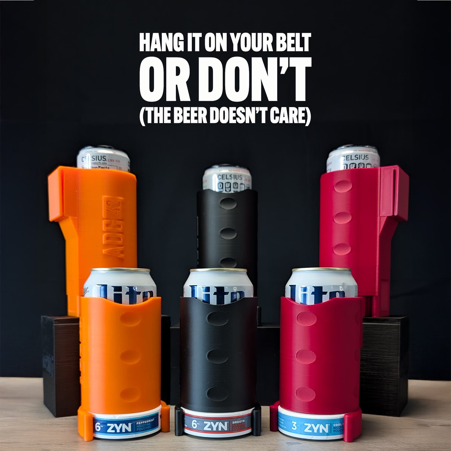 CHILLZINY 2000 Belt Clip Can Cooler