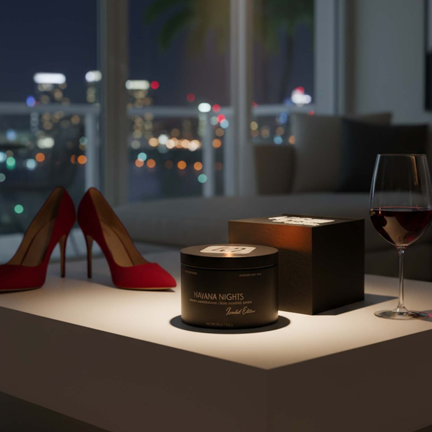 10oz Dual-Wick Organic Soy Candle | Strong Scent Throw | 3D Printed Gift Box