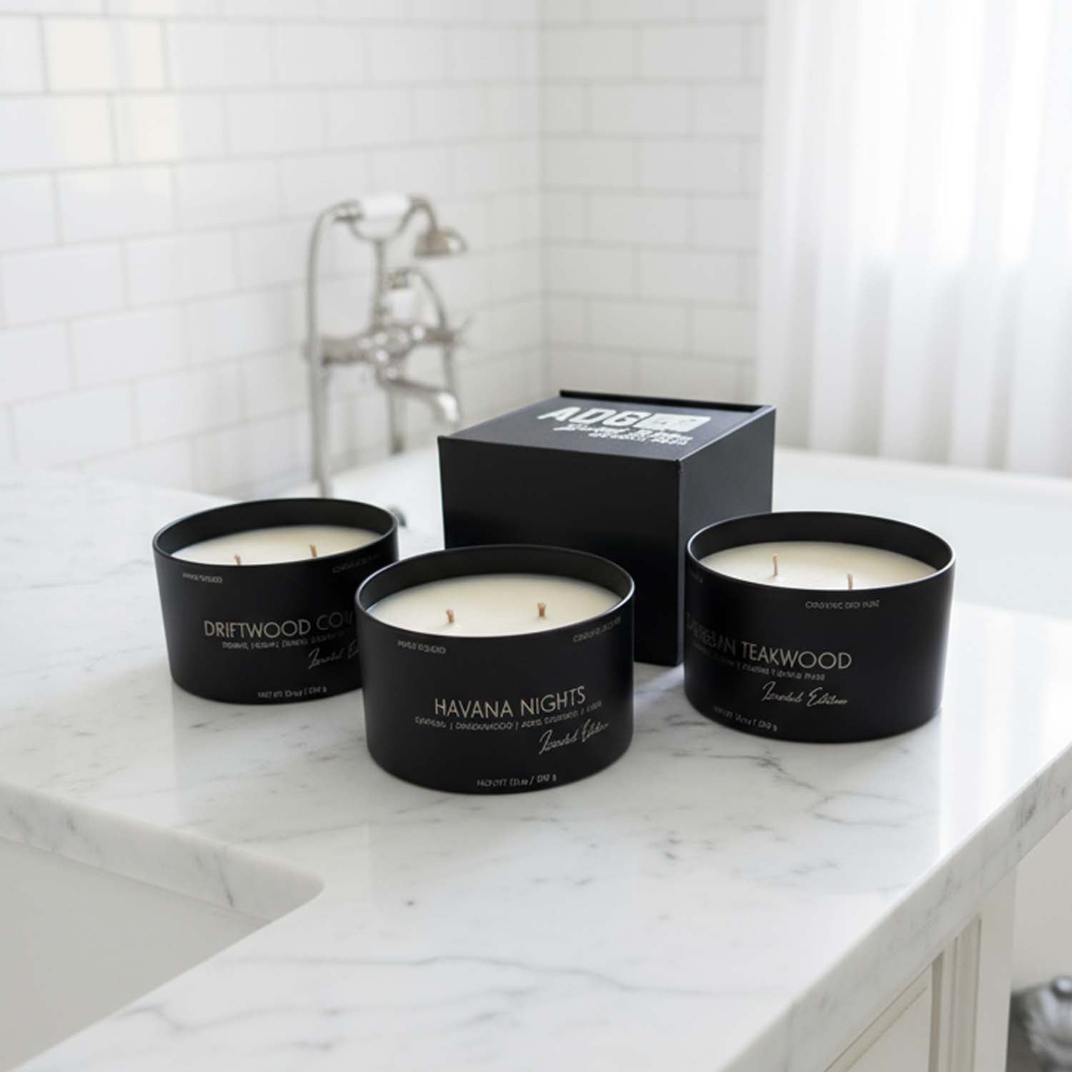 10oz Dual-Wick Organic Soy Candle | Strong Scent Throw | 3D Printed Gift Box
