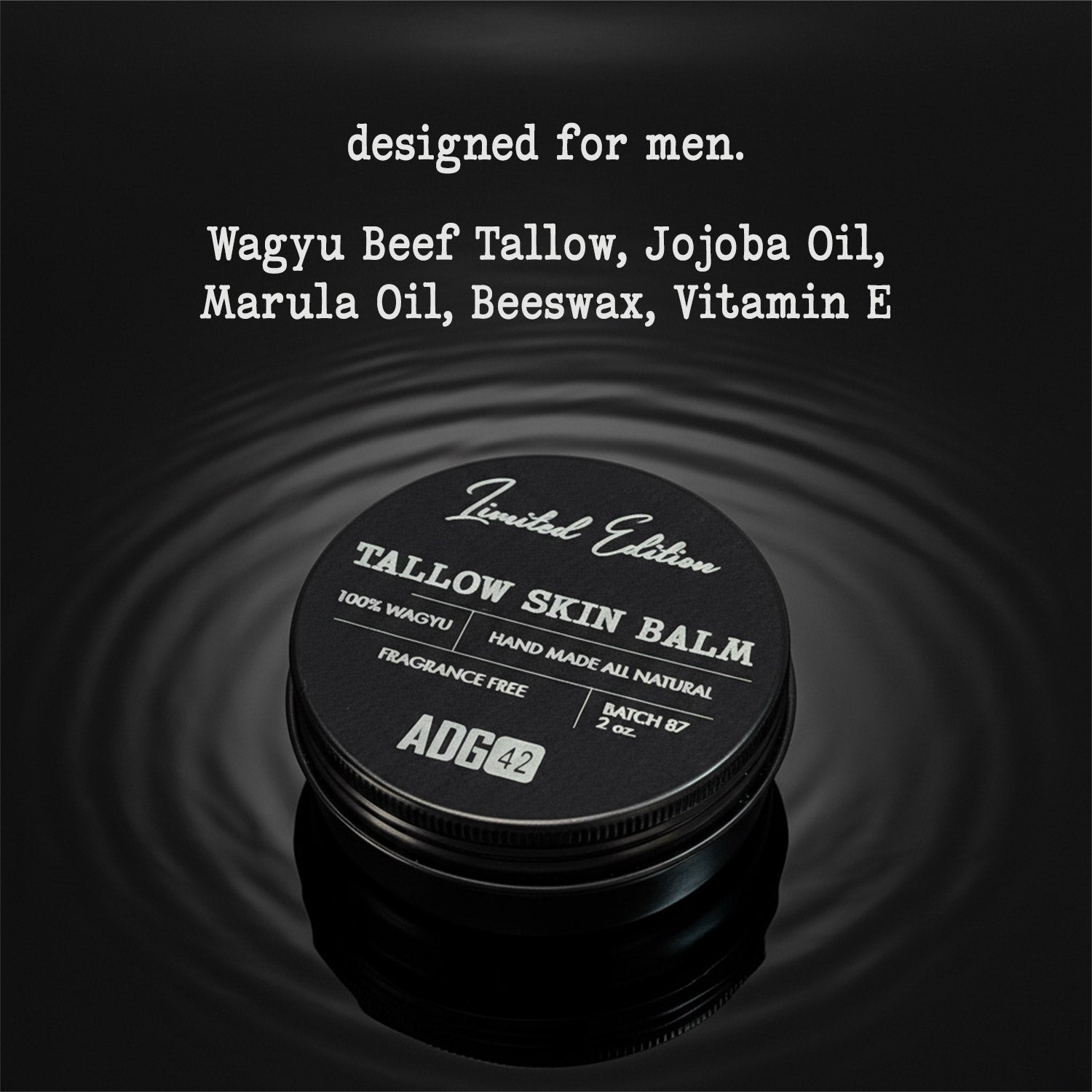 Men's Beef Tallow Skin Balm