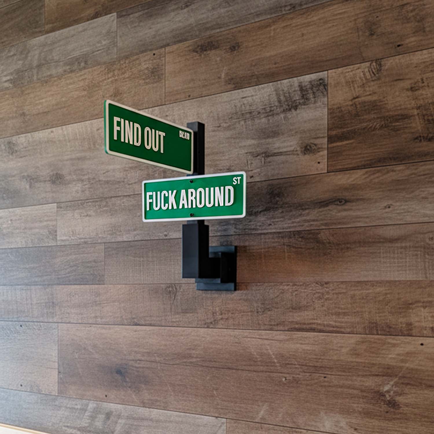 FAFO Street Sign for Wall