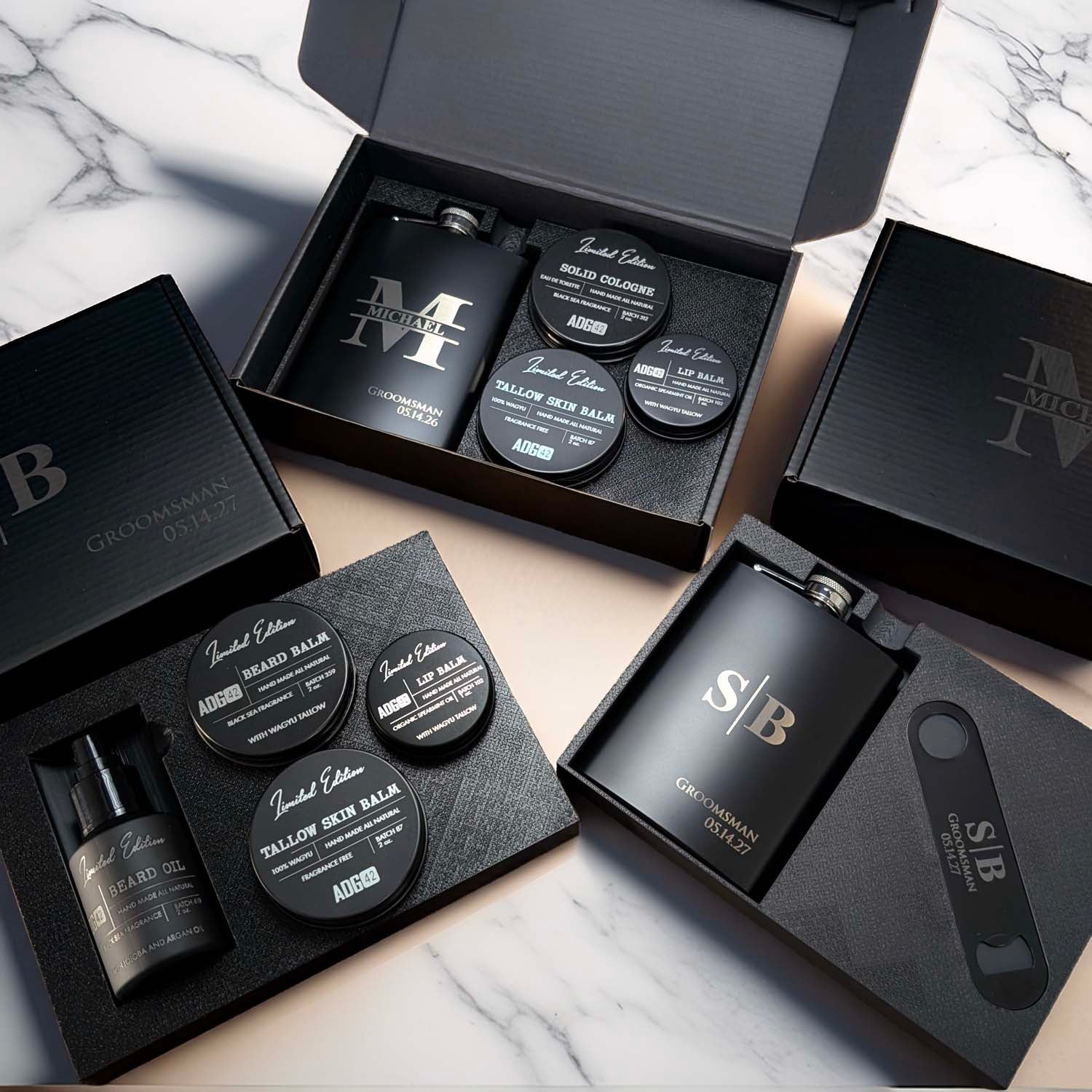 Personalized Groomsmen Gift Sets