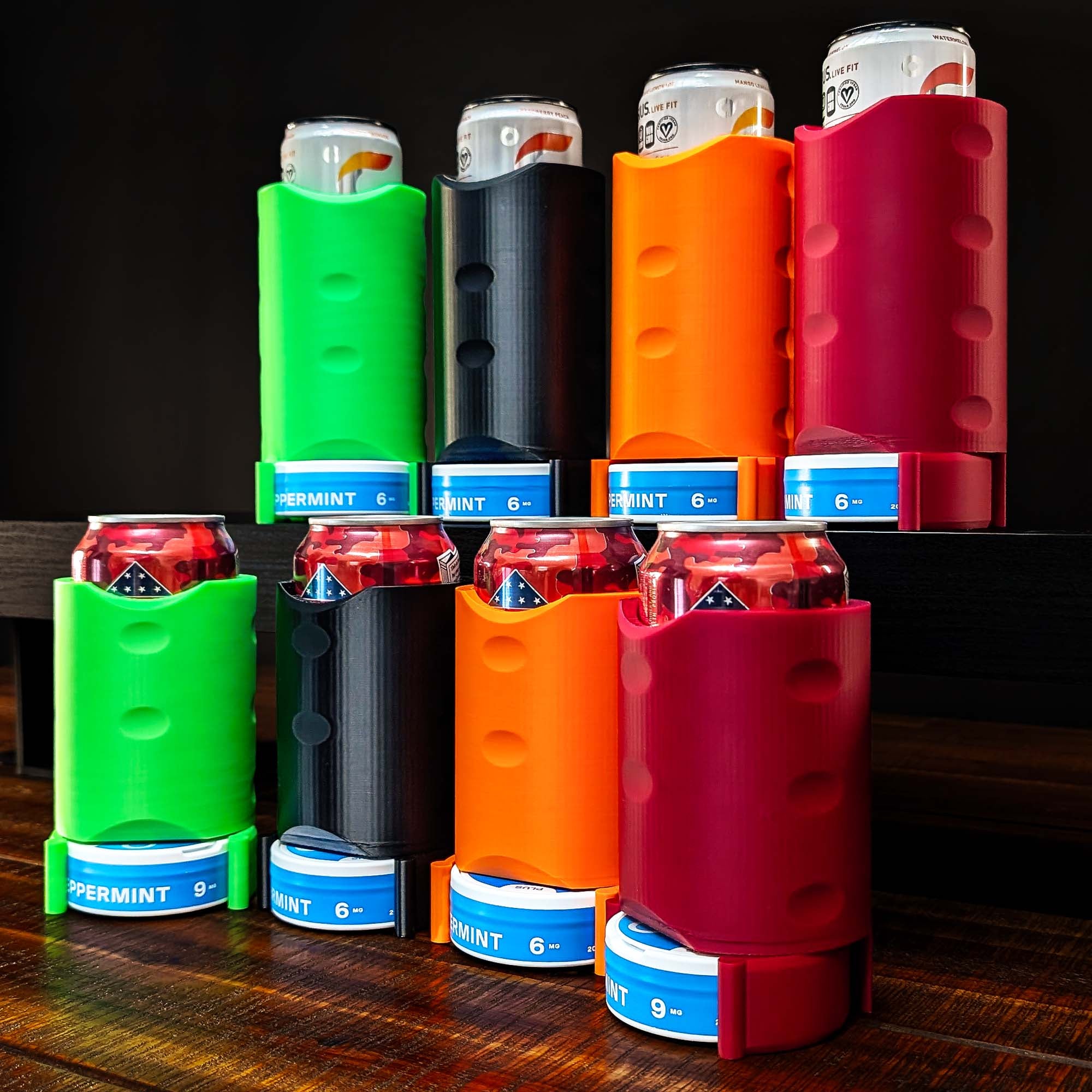 ADG42 The Stacker Can Cooler and Pouch Tin Holder