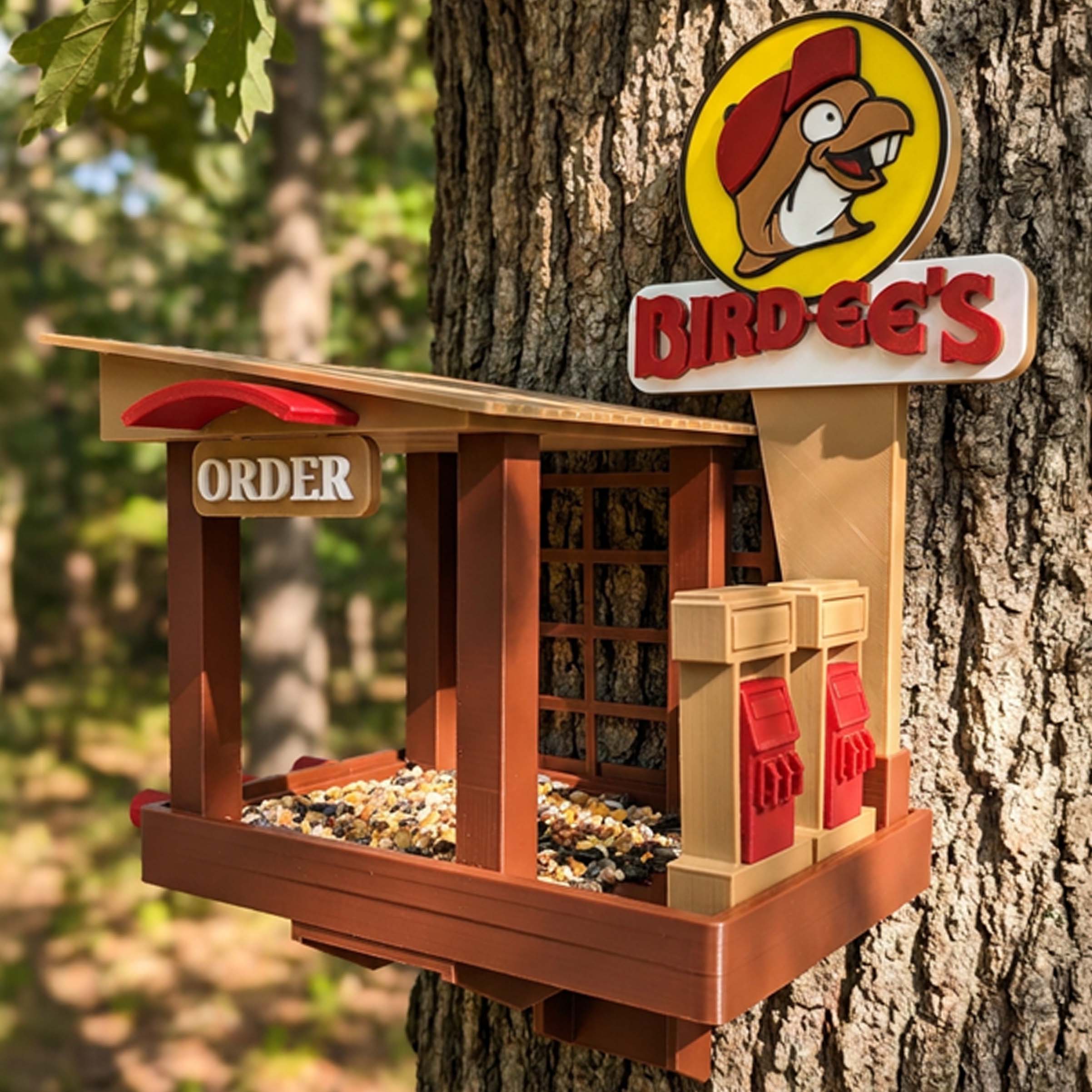 ADG42 The BIRD-EE'S Parody Bird Feeder
