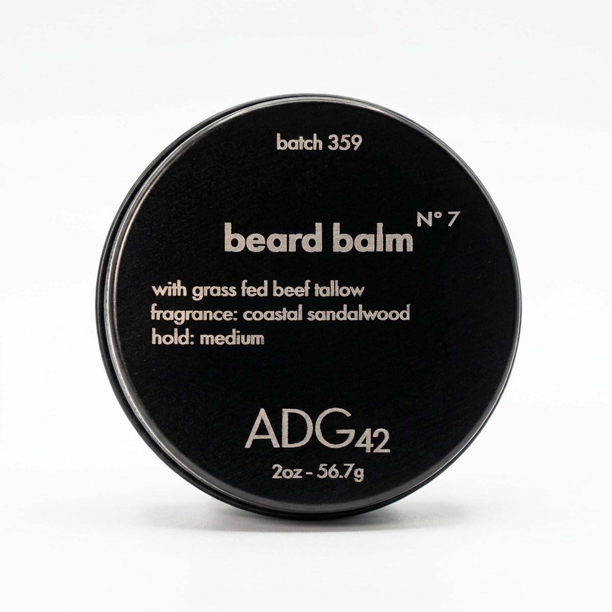 ADG42 All-Natural Beef Tallow Beard Balm - Coastal Sandalwood