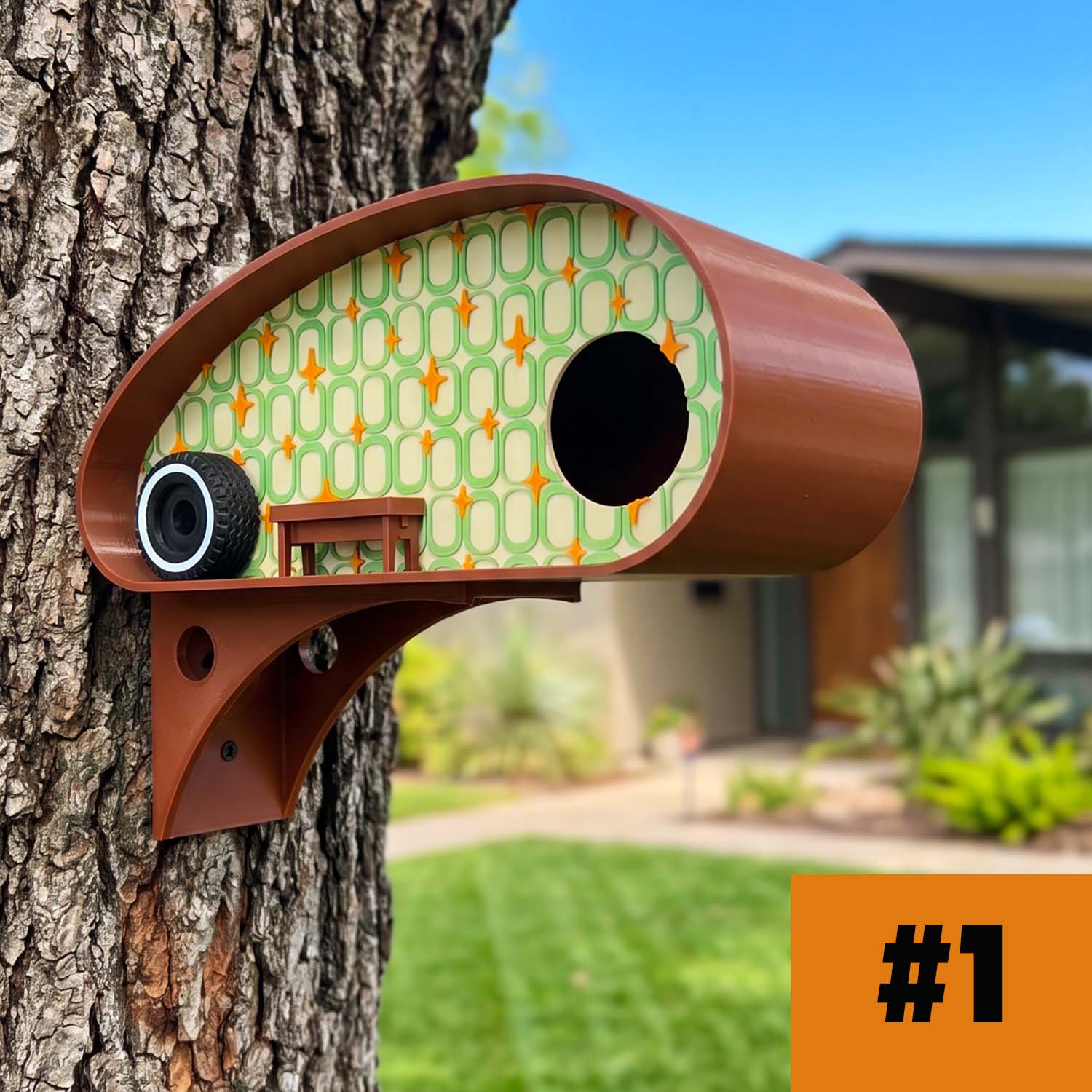 ADG42 Mid-Century Birdhouses | Retro RV Park Collection