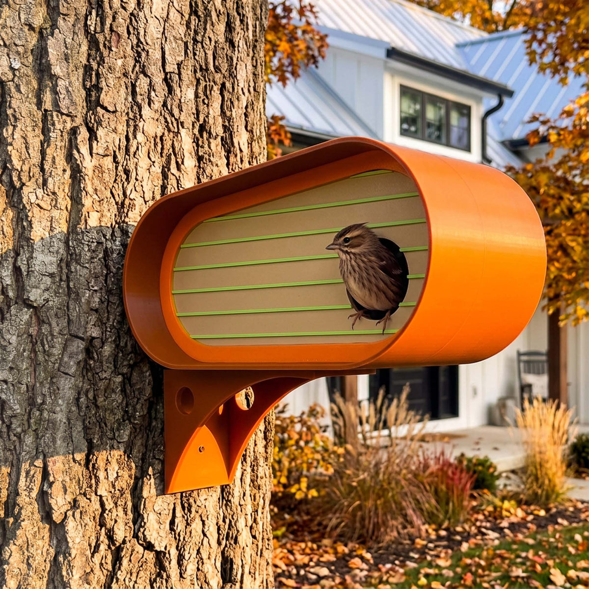 ADG42 The Oransa Mid-Century Modern Birdhouse