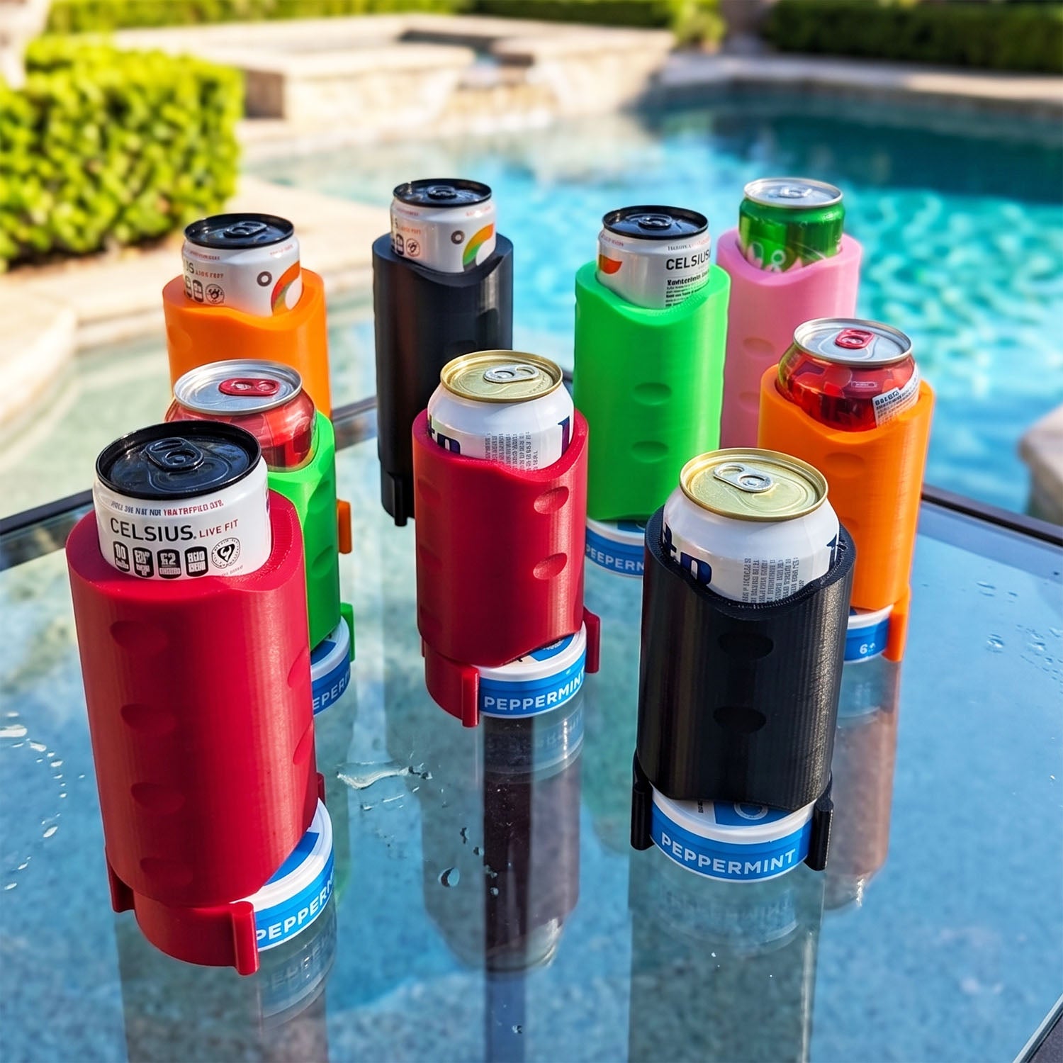 ADG42 The Stacker Can Cooler and Pouch Tin Holder