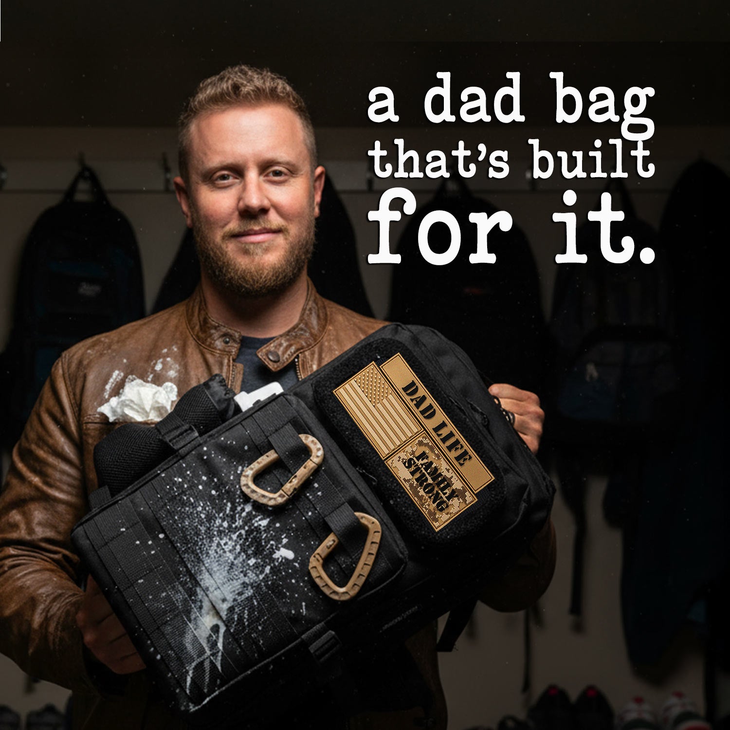 Active Doodie Dad Gear® | Dad Diaper Bag with Dad Life Patches Active Doodie Dad Gear® | Dad Diaper Bag with Dad Life Patches