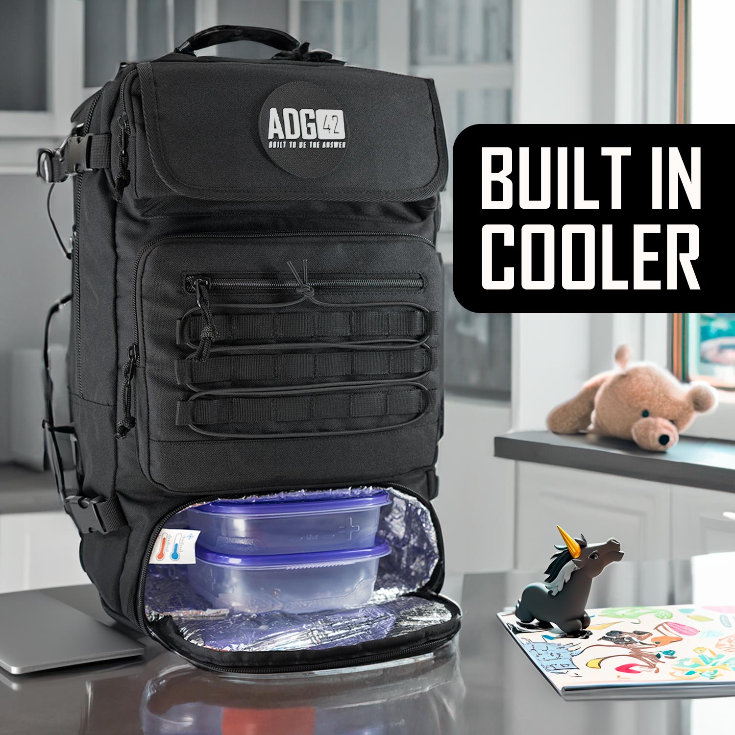 FLEX.32L Dad Bag with Large Cooler Compartment, Wet Bag and Multi Carry Option