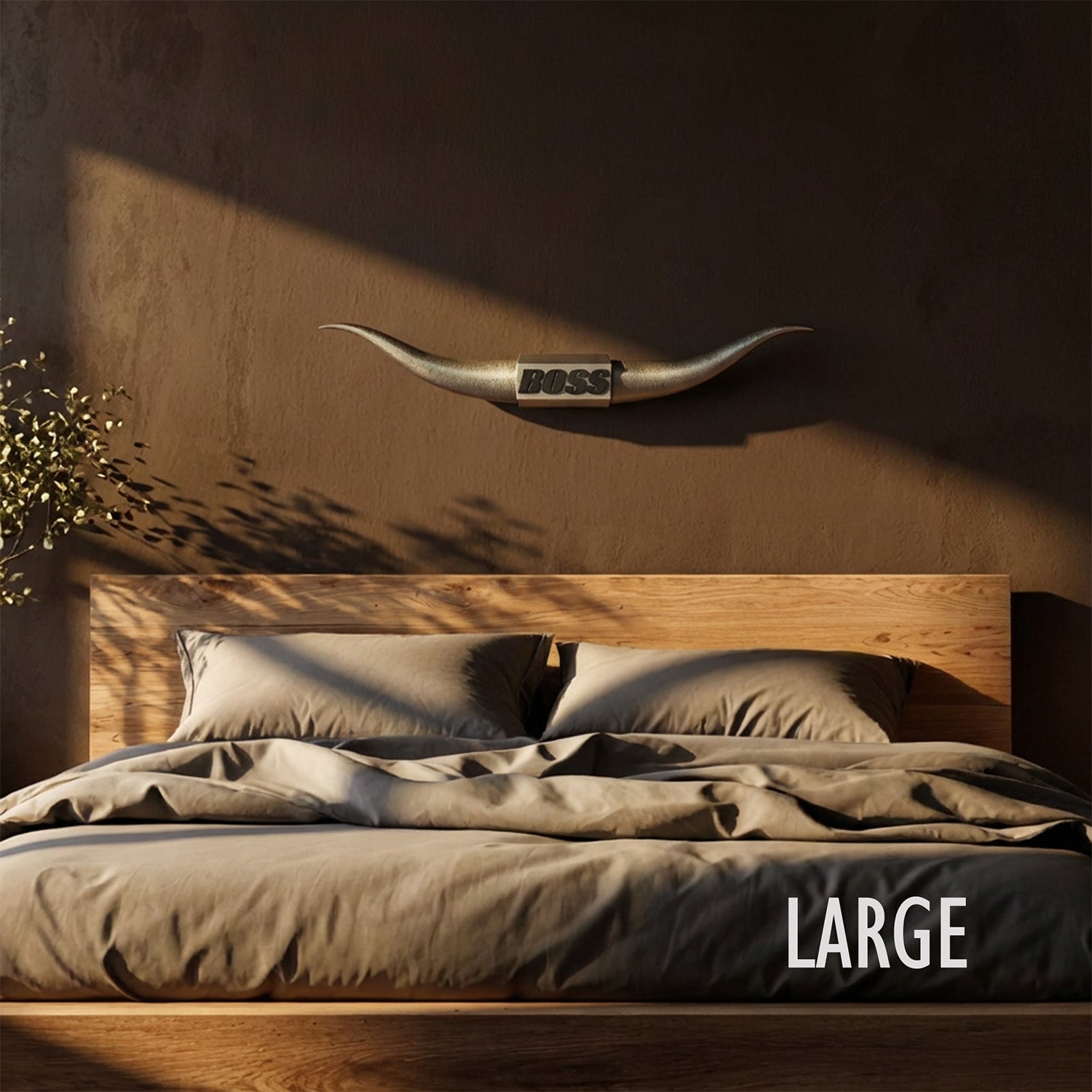 Bull Horns | The Boss Steer Horns - Gold