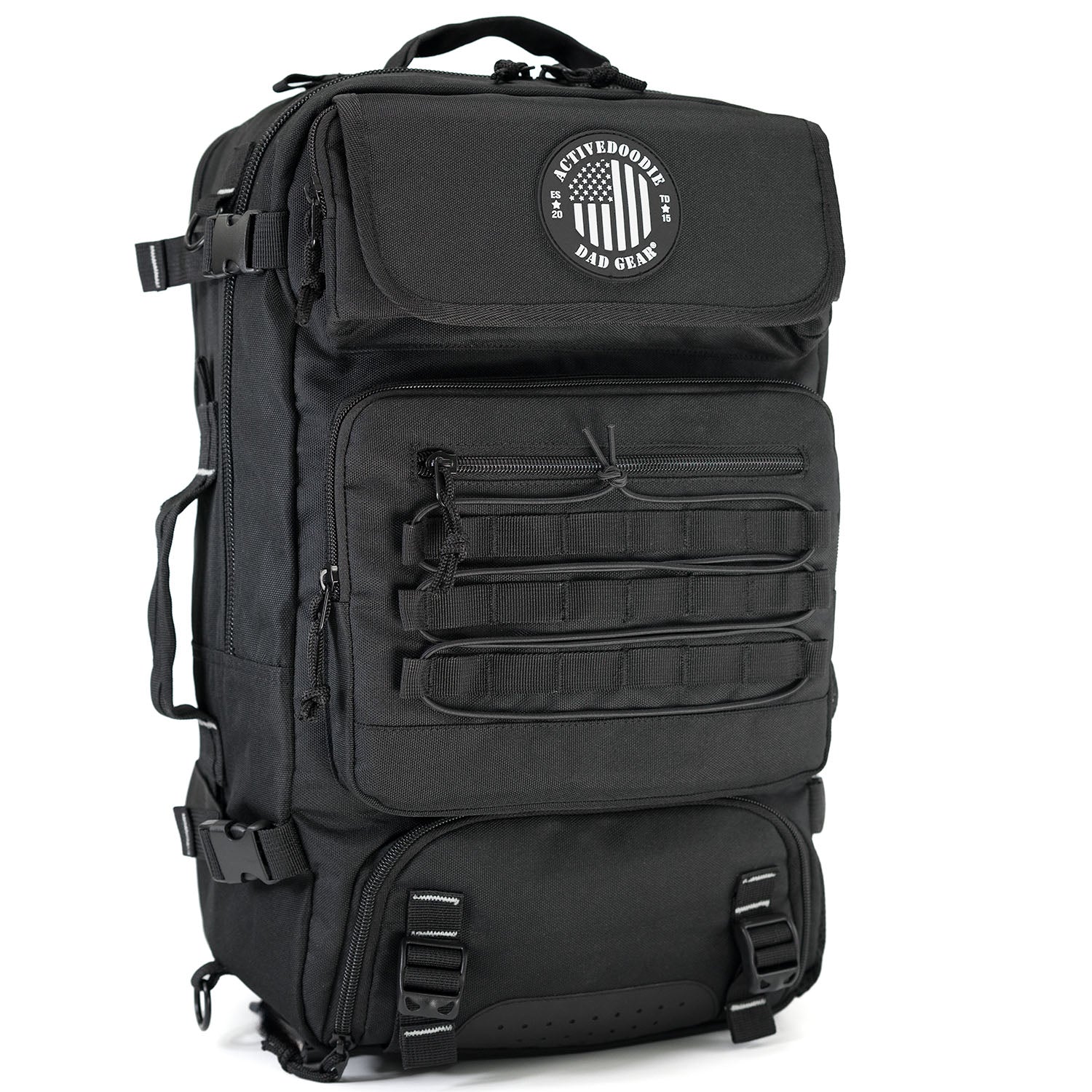 Ultimate Dad Bag in Black with Meal Prep Compartment