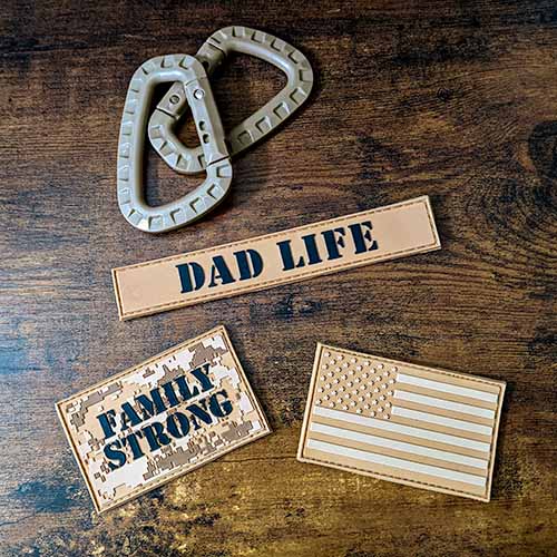 Dad Morale Patches for Dad Diaper Bag Backpacks