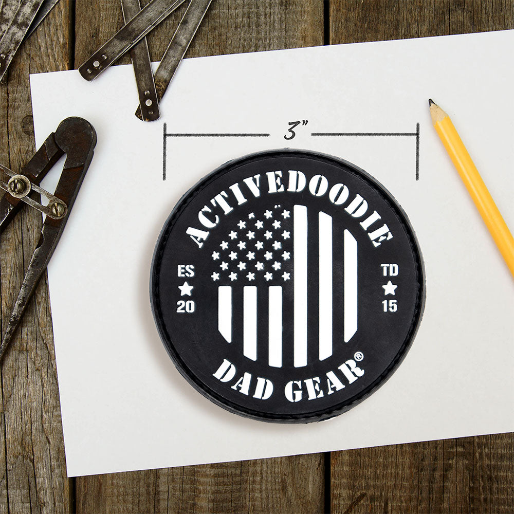ActiveDoodie® Rubber Morale Patch 3" Round