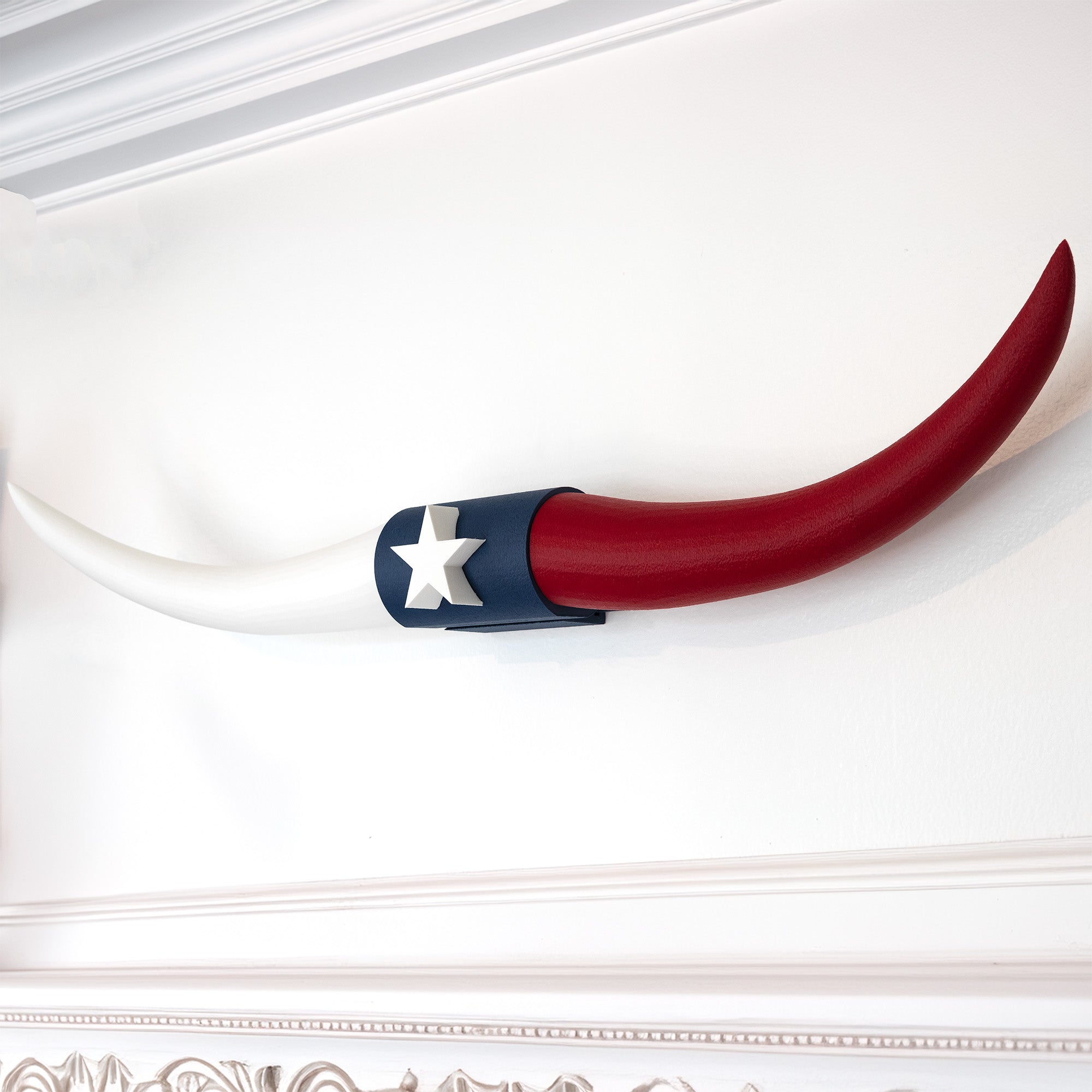 Texas Steer Horns | 31" Long | Faux Steer Horns