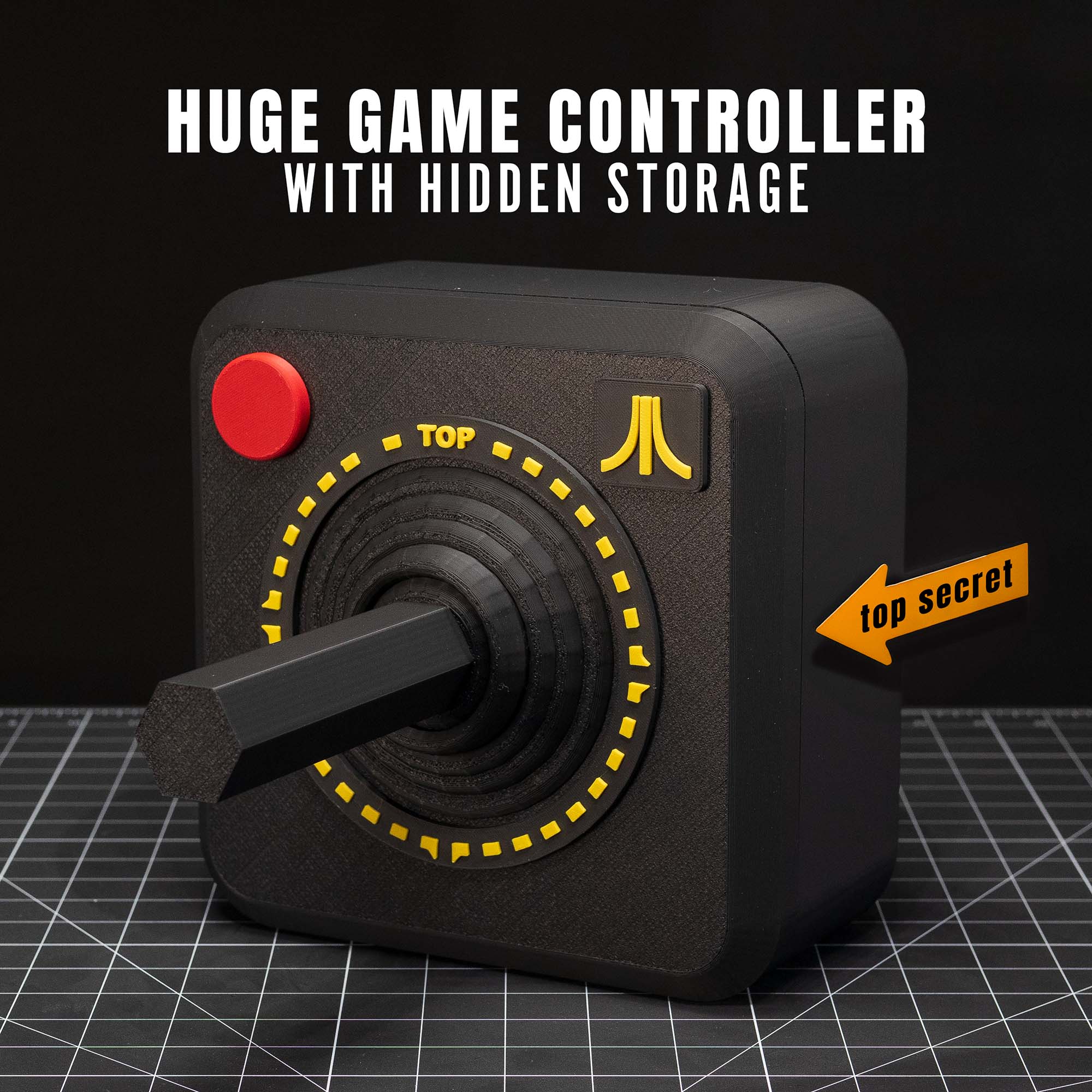 Huge Atari Game Controller with Secret Storage