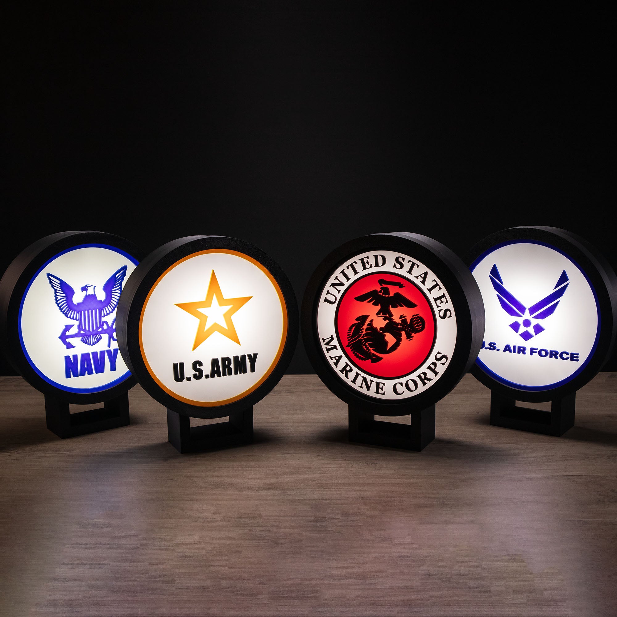 US Military Themed Accent Lights | Made in the USA