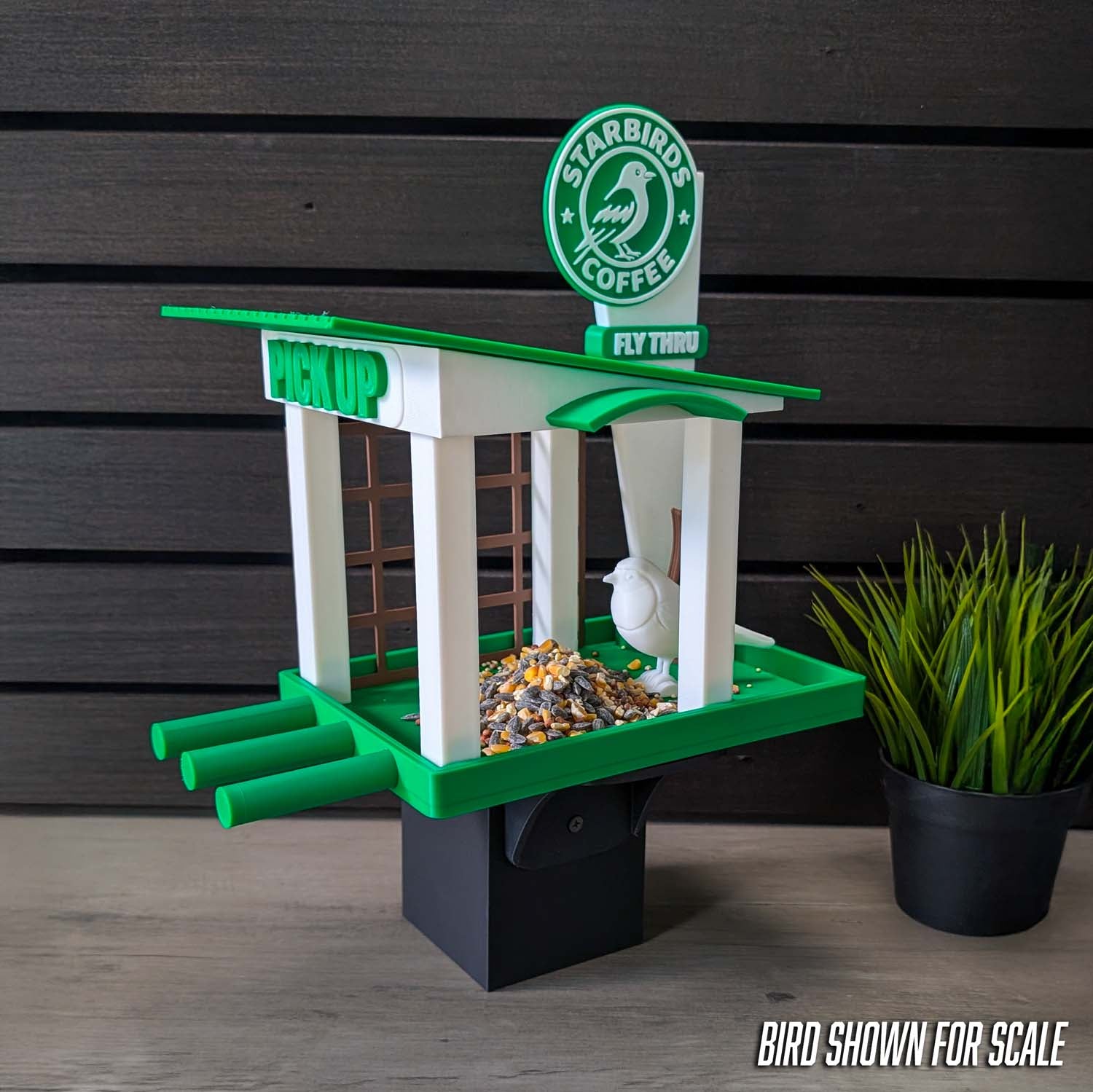 Bird Feeder | Starbucks Parody