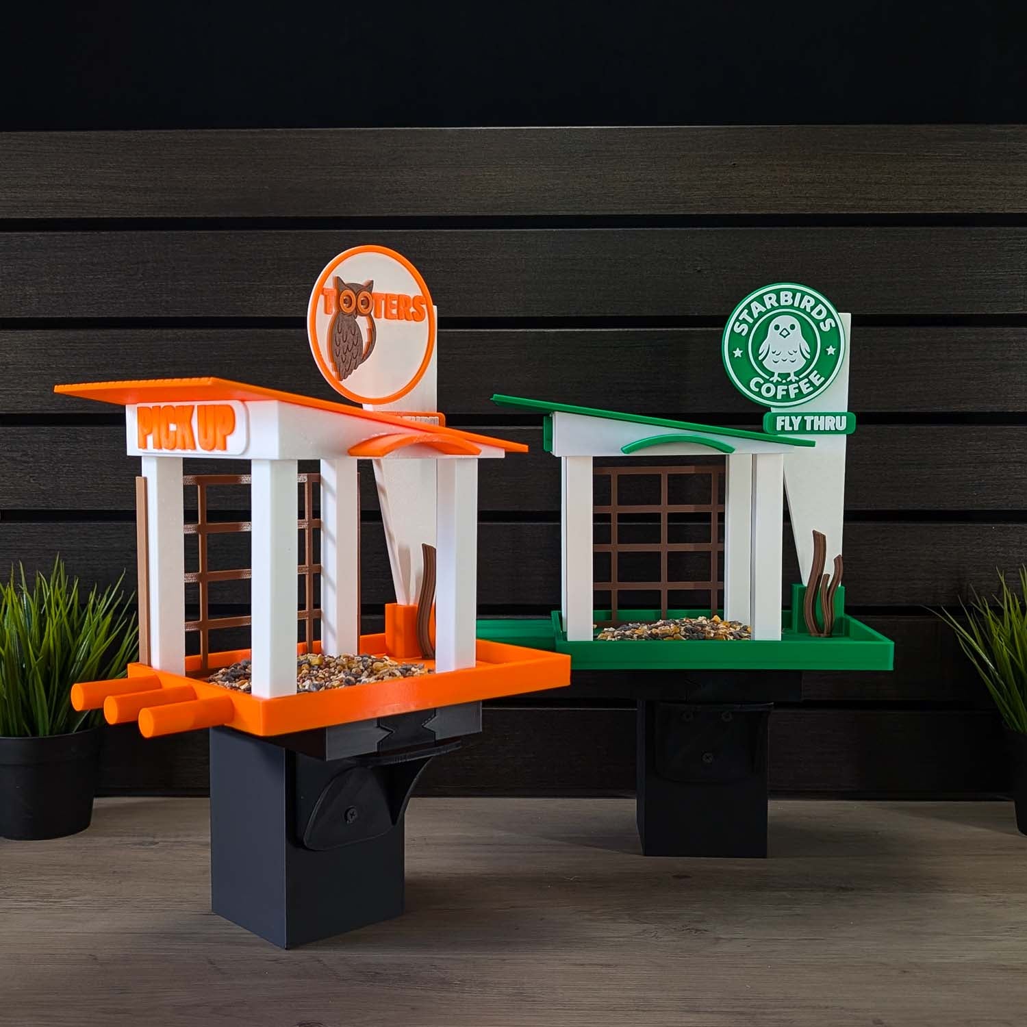Bird Feeder | Starbucks or Hooters Parody