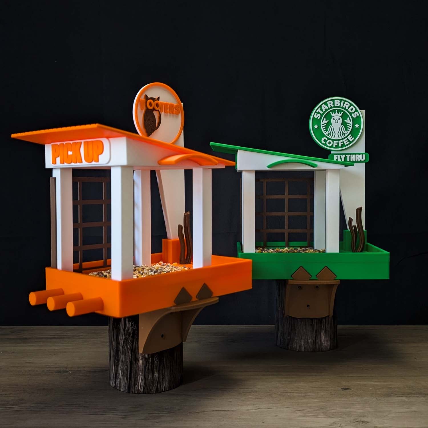 Bird Feeder | Starbucks or Hooters Parody