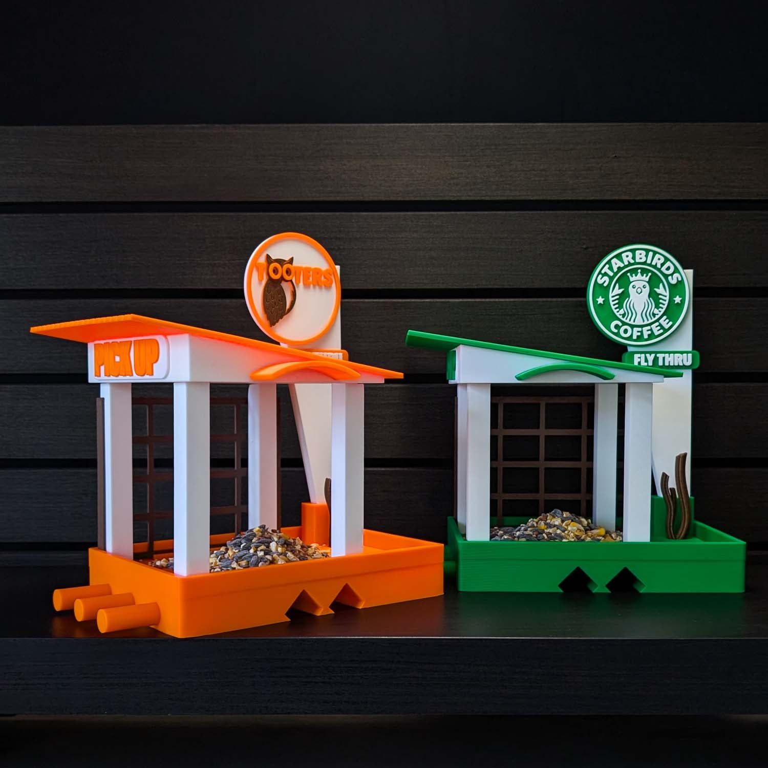 Bird Feeder | Starbucks or Hooters Parody