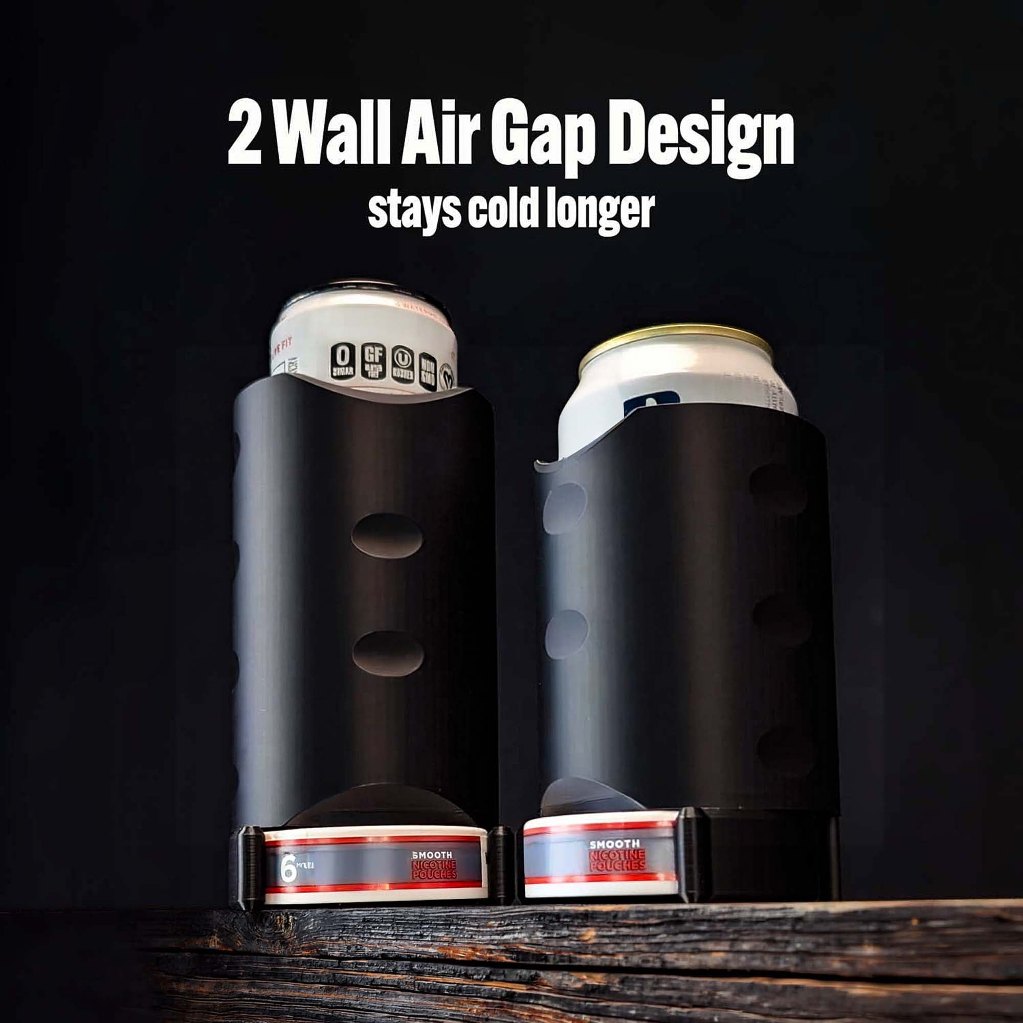 ADG42 The Stacker Can Cooler and Pouch Tin Holder