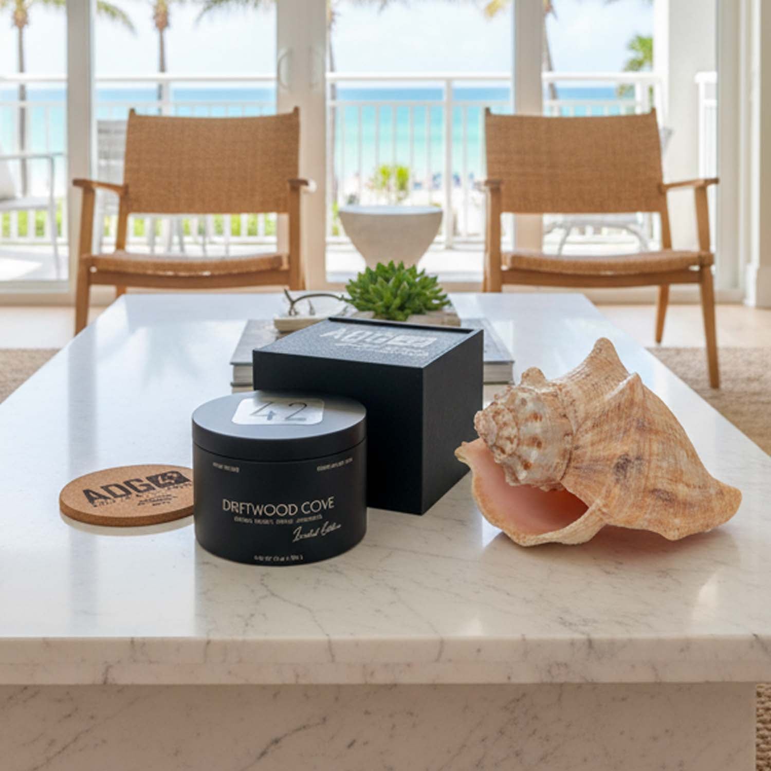 10oz Dual-Wick Organic Soy Candle | Strong Scent Throw | 3D Printed Gift Box