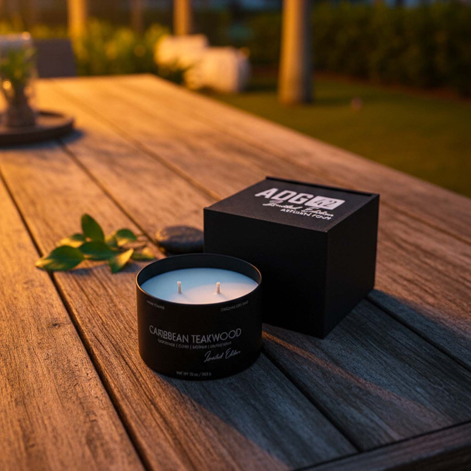 10oz Dual-Wick Organic Soy Candle | Strong Scent Throw | 3D Printed Gift Box