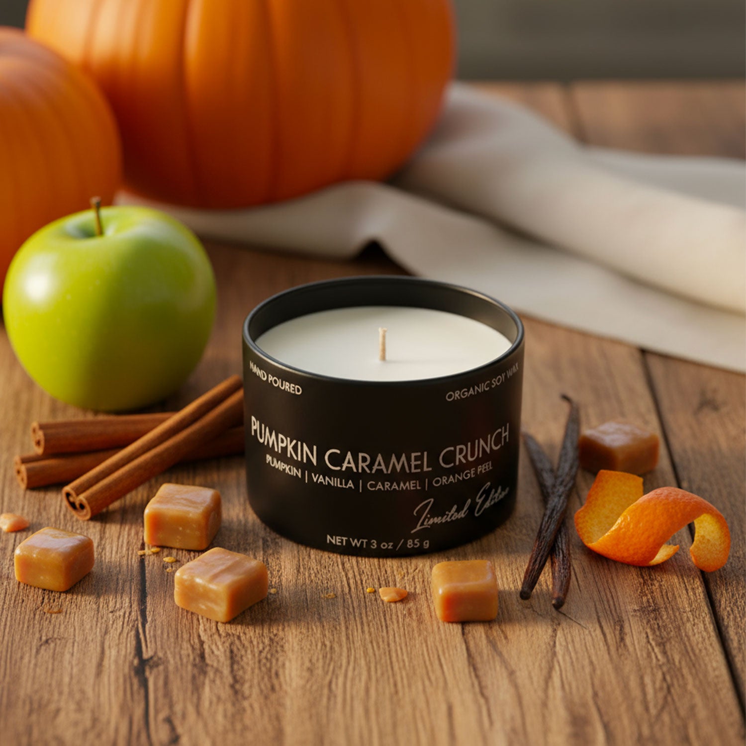 Holiday Candle Set | Organic Soy Wax | Limited Edition | 3 Pack with Gift Box