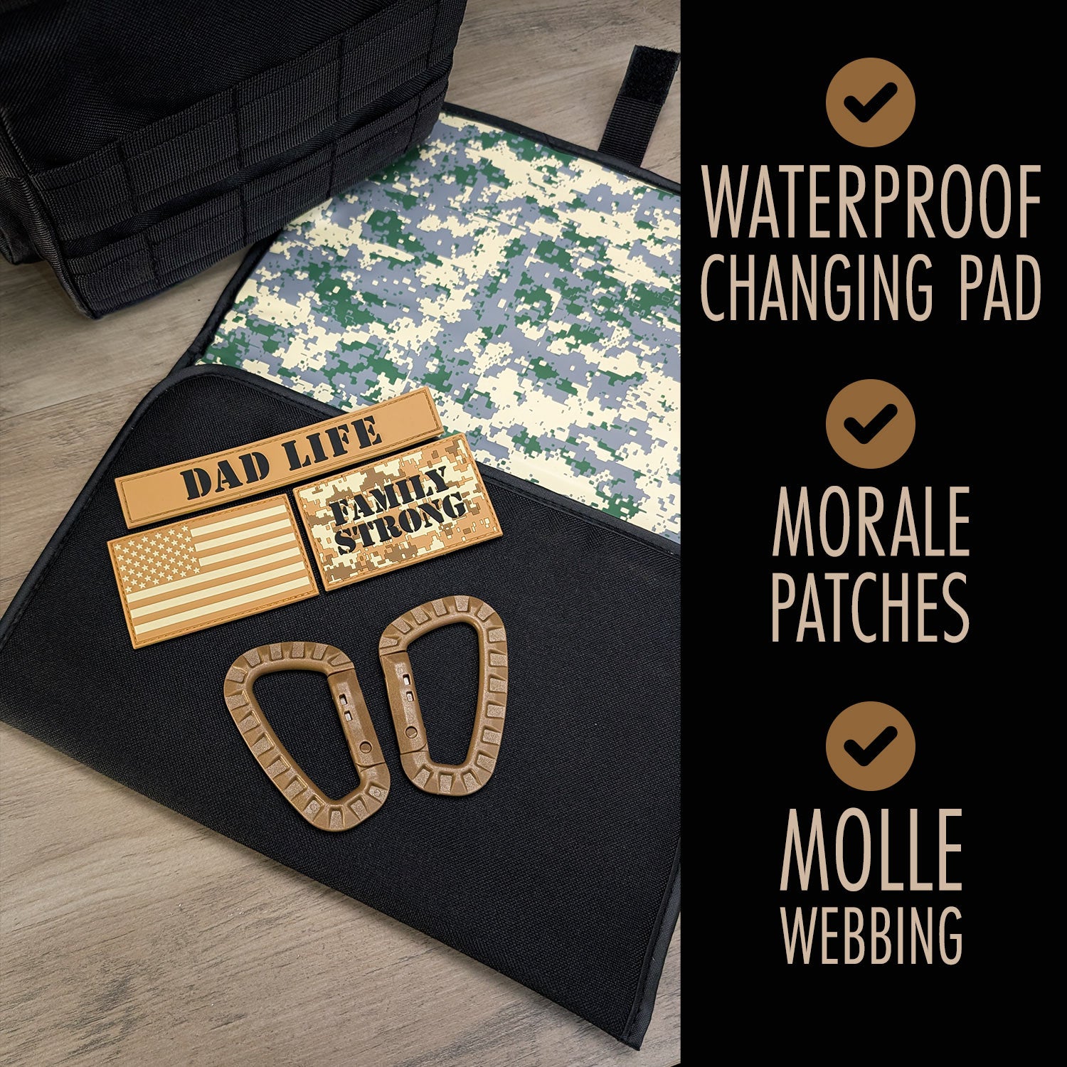 JUG.30L Dad Bag Backpack - Black