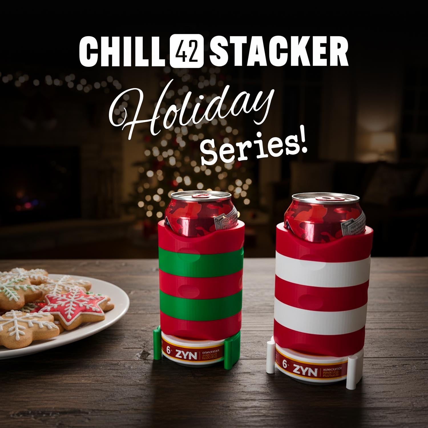 Christmas CHILL42 STACKER | Can Cooler