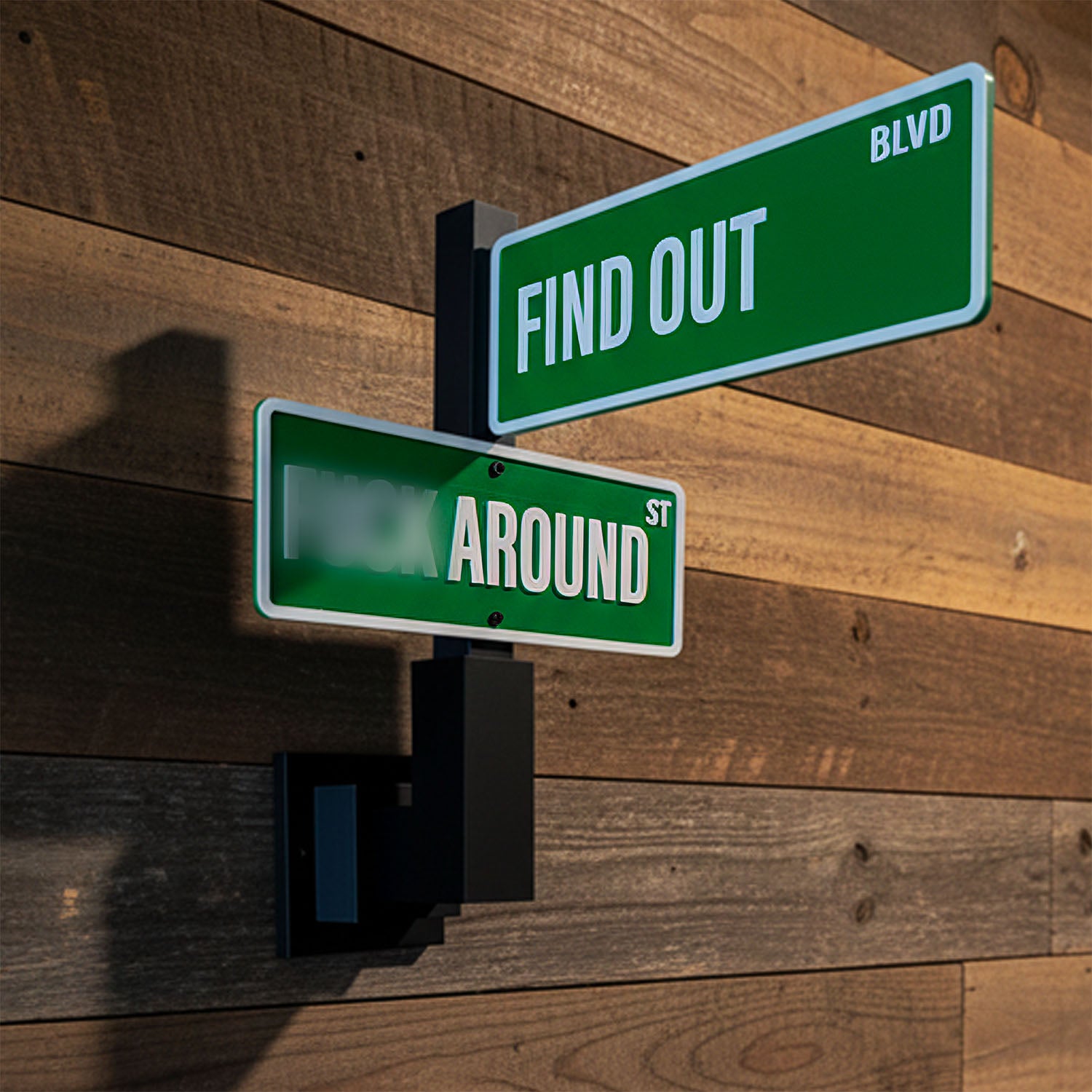 FAFO Street Sign for Wall