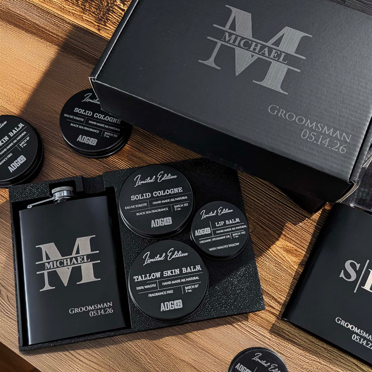 Personalized Groomsmen Gift Sets