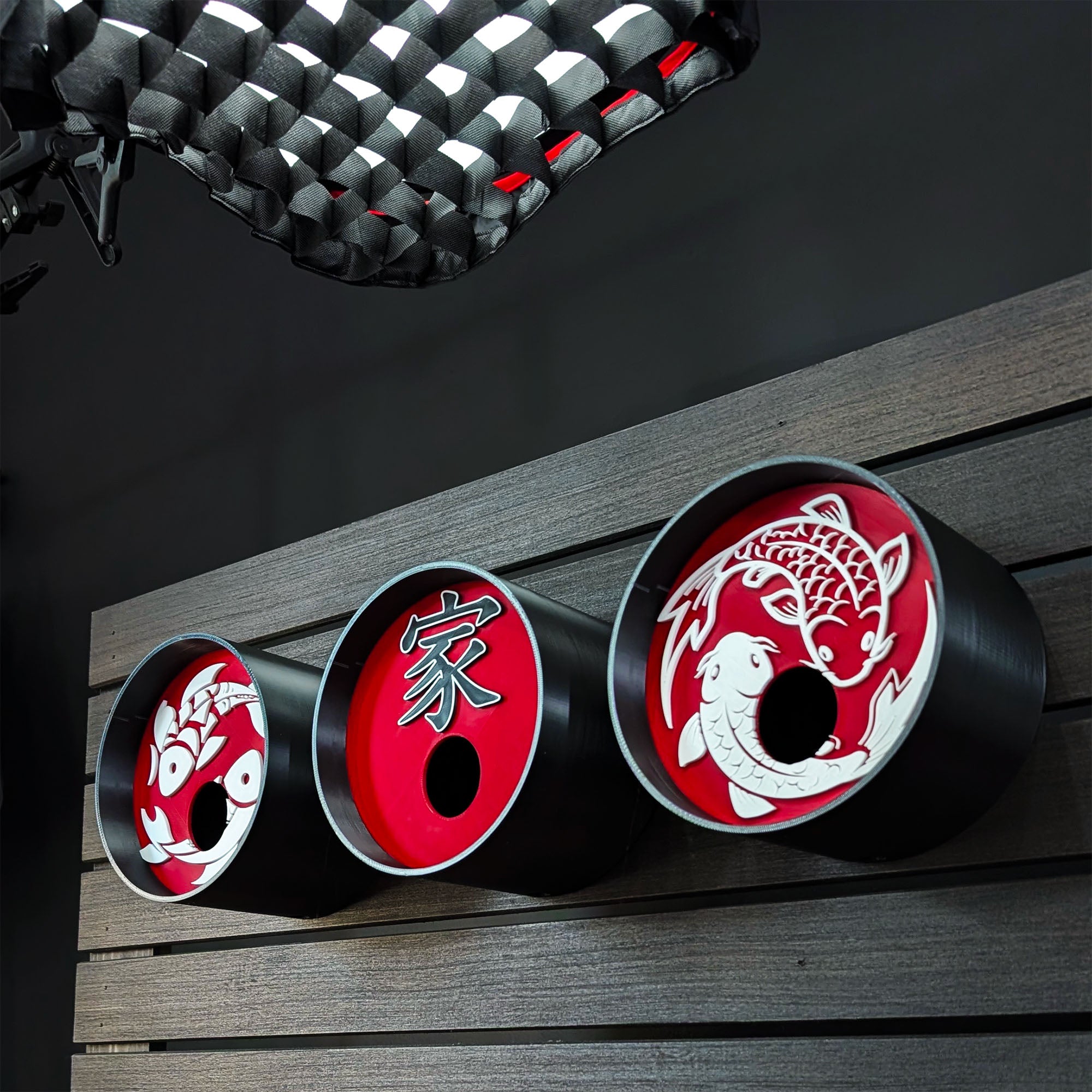 ADG42 Zen Birdhouses | Koi Pond Inspired with Easy Maintenance Clean Out