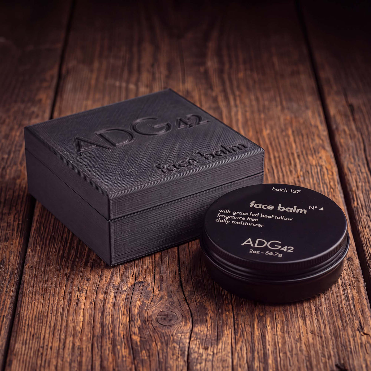 ADG42 All-Natural Premium Beef Tallow Face Balm for Men