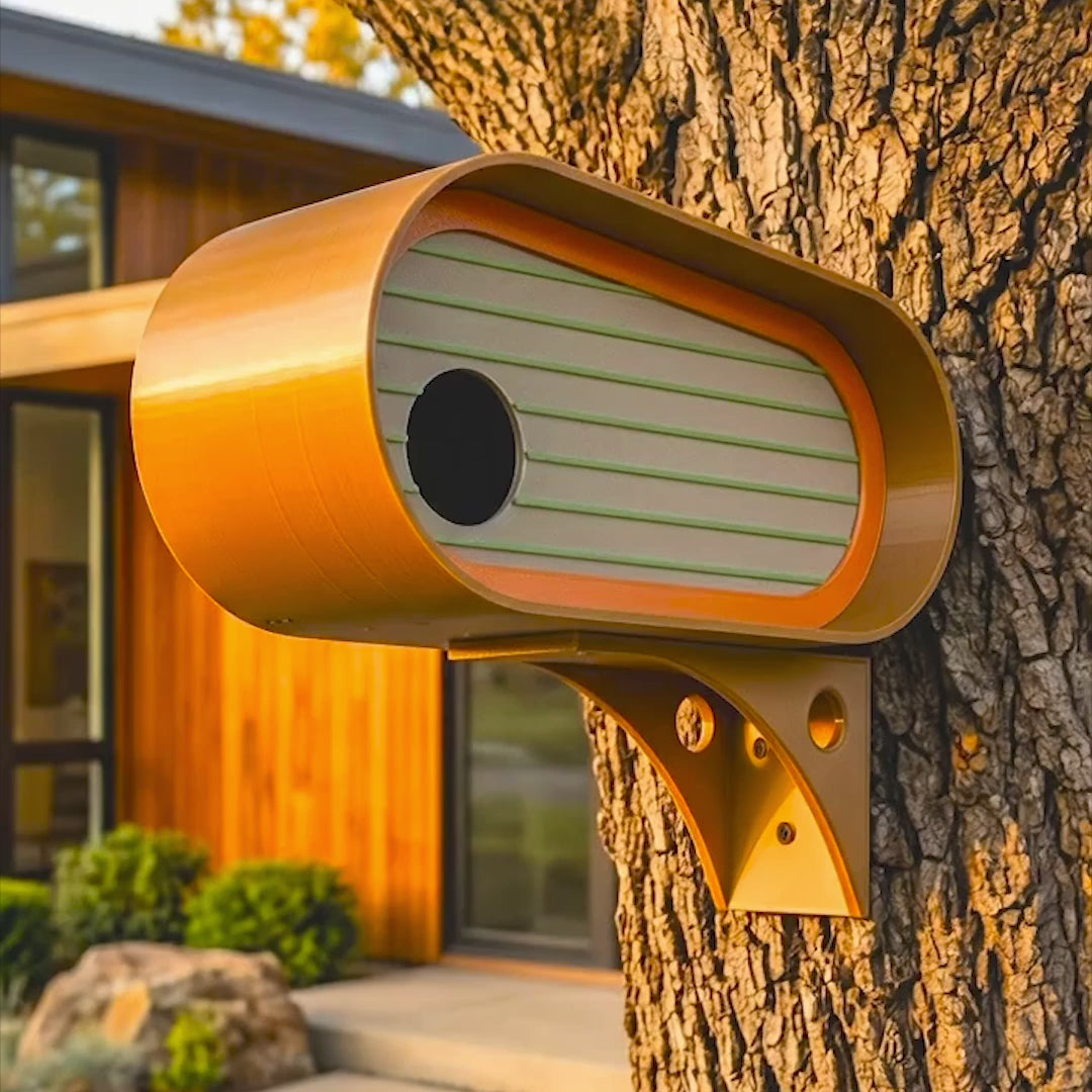 Video of the ADG42 The Oransa Mid-Century Modern Birdhouse