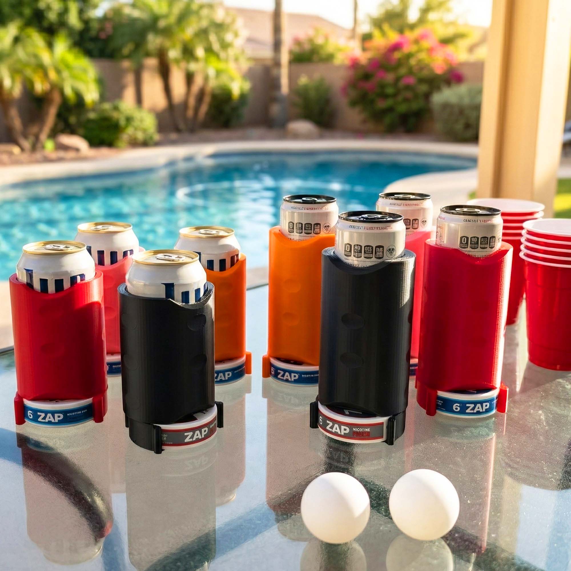 ADG42 The Stacker Can Cooler and Pouch Tin Holder