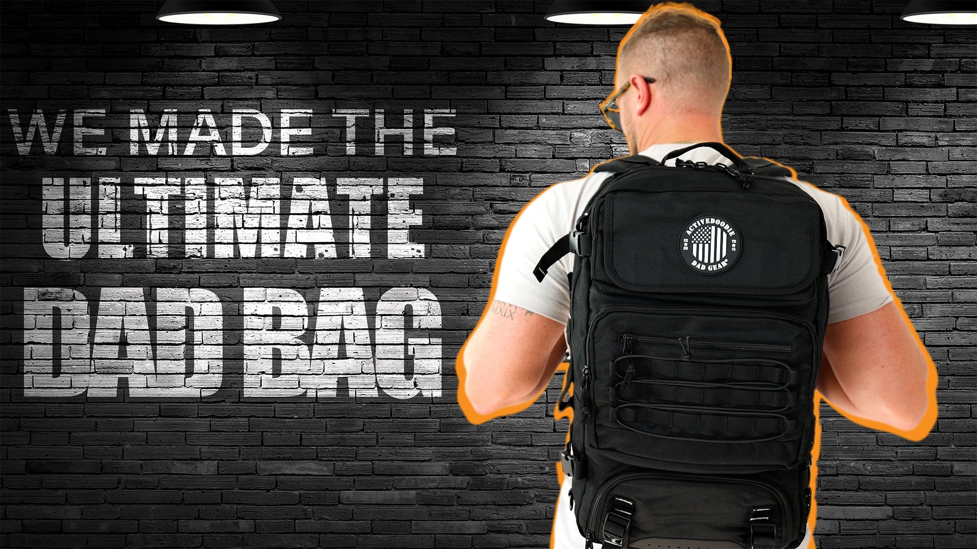 Active Doodie Dad Diaper Bag Backpack - Dad Squad Diaper Bag for Dads